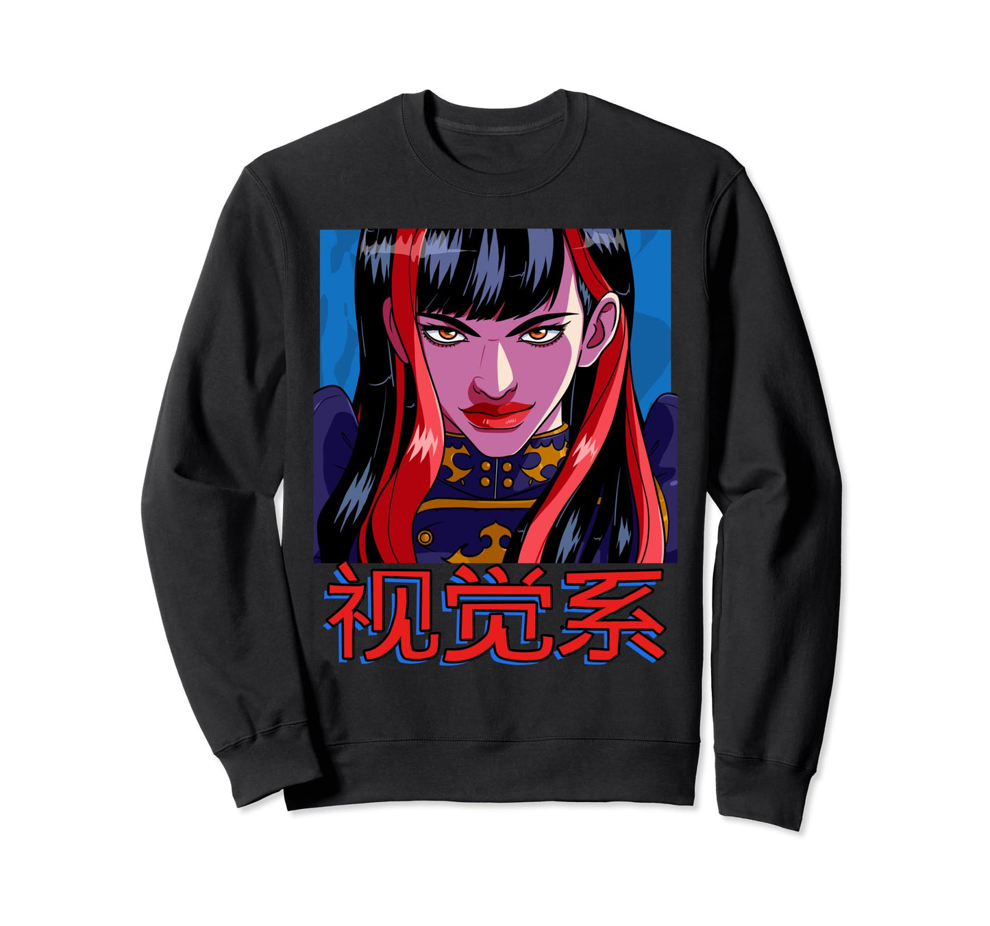 Visual Kei Japanese J Rock Glam V Sweatshirt - Graphic Print for Adults - T-Shirt, Sweatshirt, Hoodie