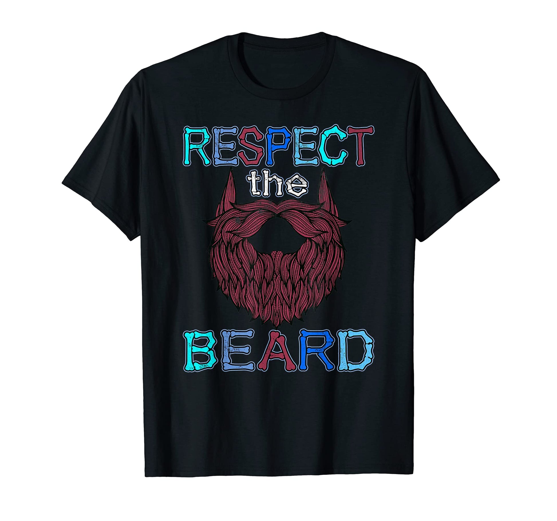 Mens Rad Dad Beard Respect Beard T-Shirt - Aesthetic Graphic Men Women - T-Shirt, Sweatshirt, Hoodie