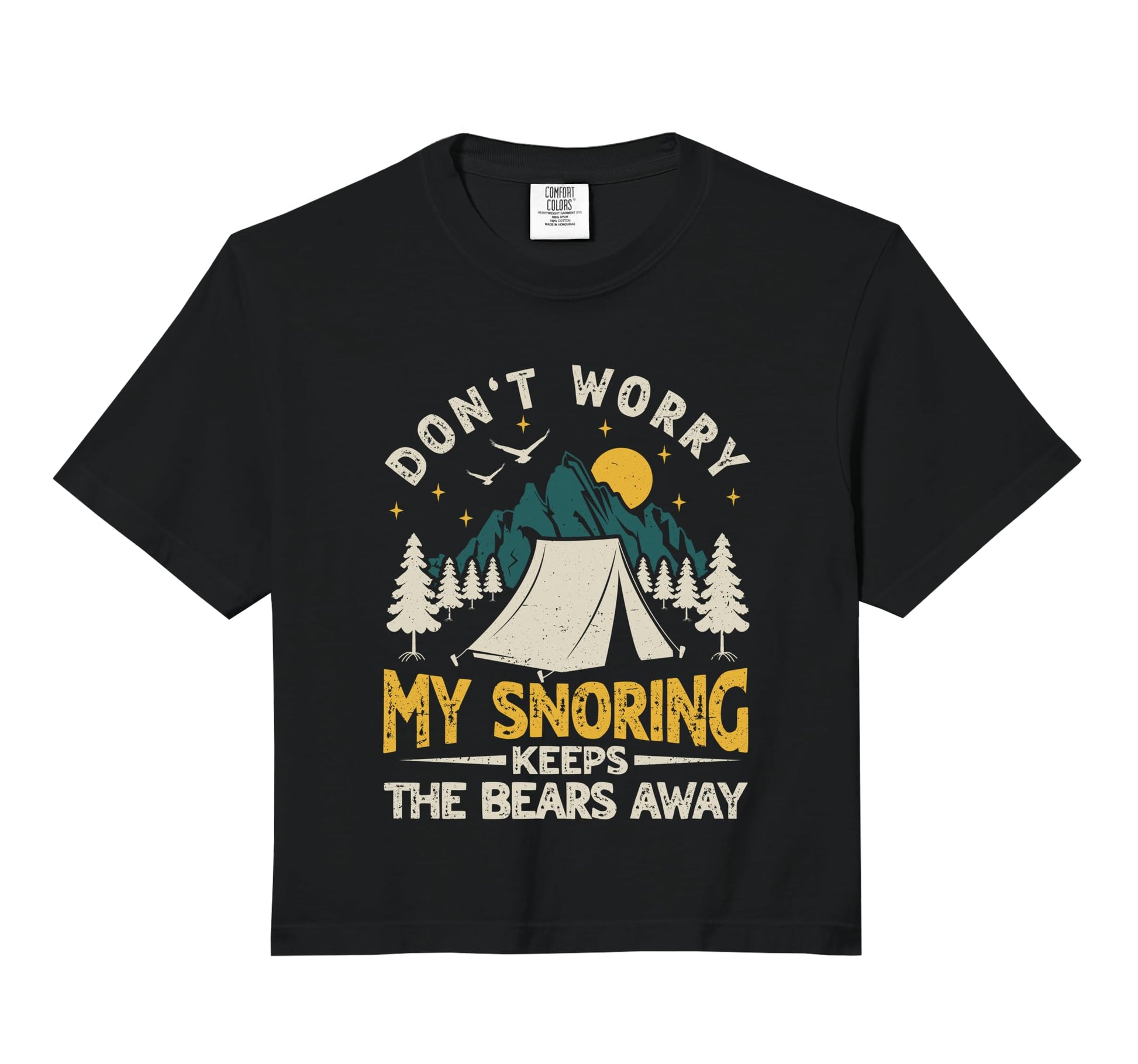 My Snoring Keeps Bears Away Funny Sweatshirt - Graphic Print Unisex - T-Shirt, Sweatshirt, Hoodie