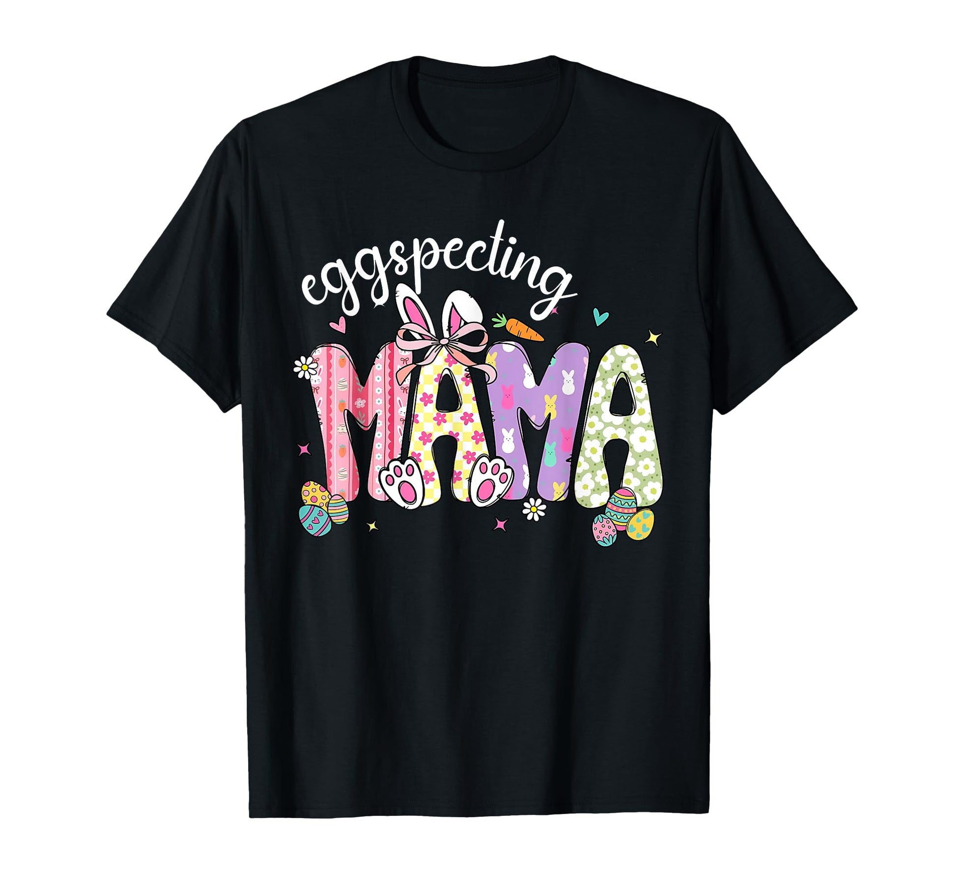 Easter Eggspecting Mama Pregnancy T-Shirt - Casual Everyday Wear Unisex - T-Shirt, Sweatshirt, Hoodie