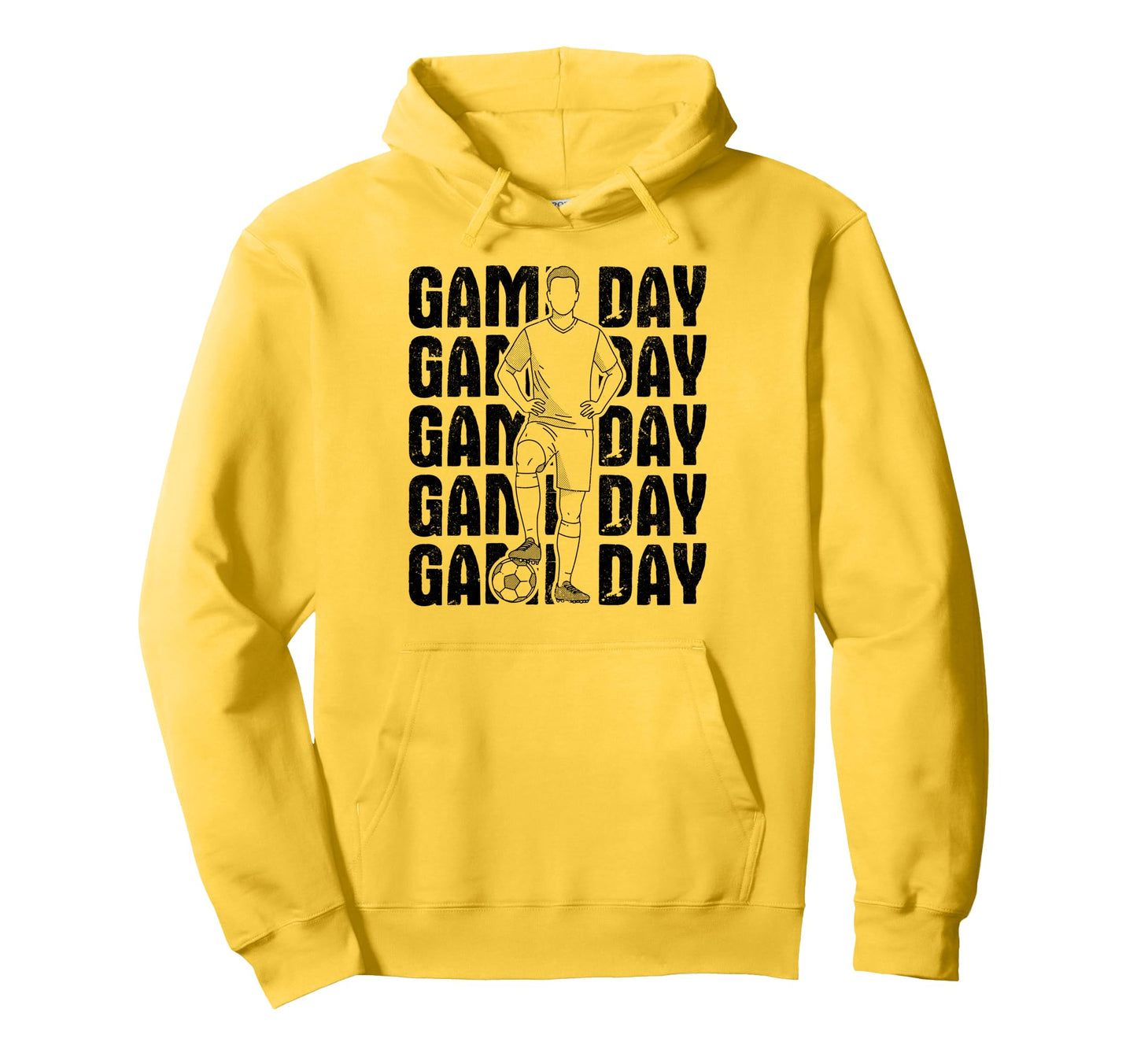 Game Day Soccer Soccer Mom Soccer Dad Hoodie - Minimalist Print for Adults - T-Shirt, Sweatshirt, Hoodie