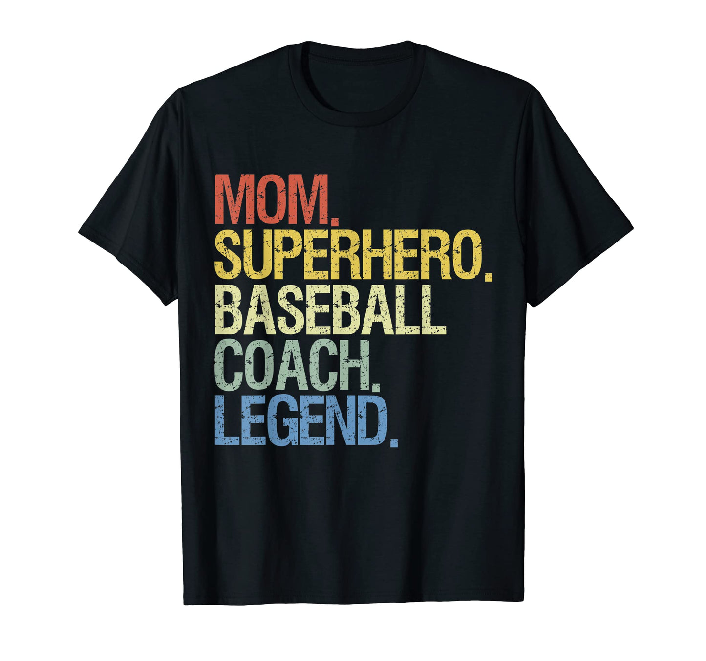 Dad Superhero Baseball Coach Legend Hoodie - Minimalist Print Men Women - T-Shirt, Sweatshirt, Hoodie