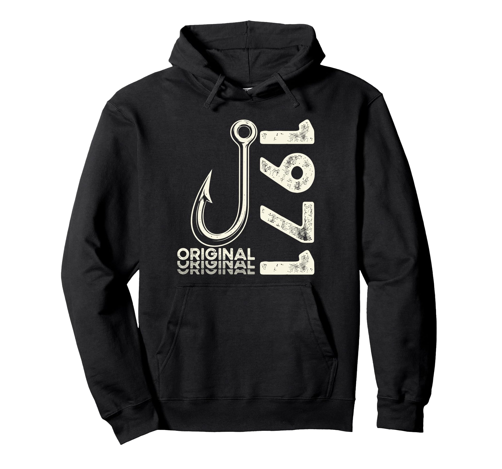 55Th Birthday Fishing Gift Original 1971 Hoodie - Graphic Print Men Women - T-Shirt, Sweatshirt, Hoodie