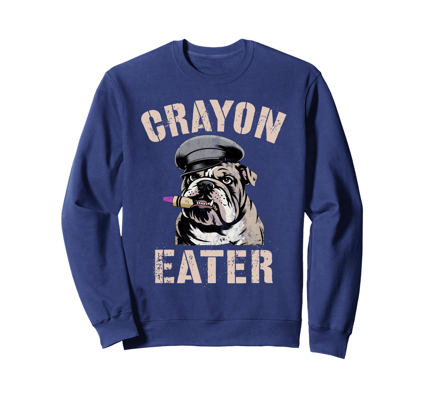 Sarcastic Crayon Eater Armed Forces Sweatshirt - Unique Graphic Unisex - T-Shirt, Sweatshirt, Hoodie