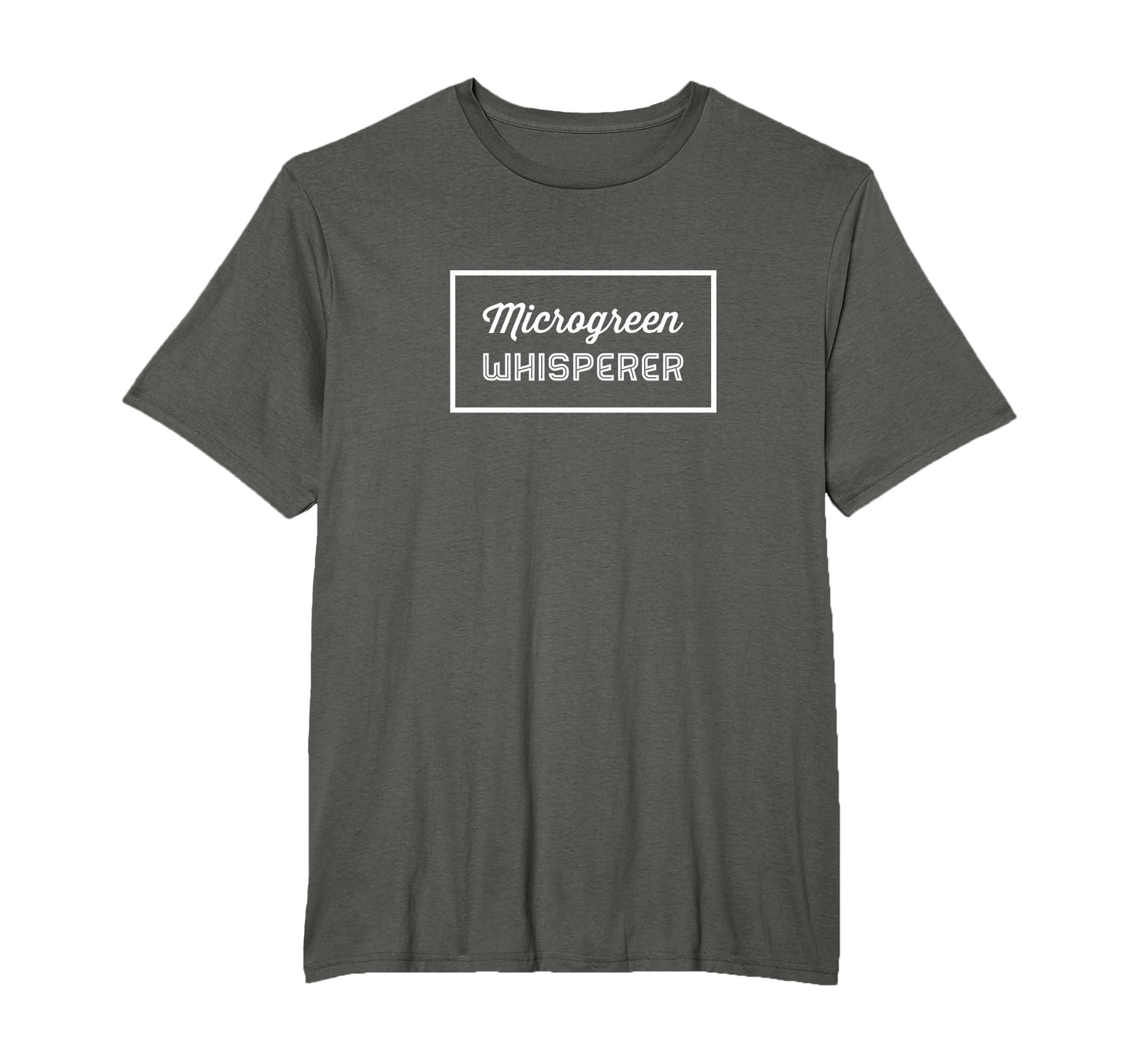 Microgreen Whisperer Funny Gardening T-Shirt - Minimalist Print for Adults - T-Shirt, Sweatshirt, Hoodie