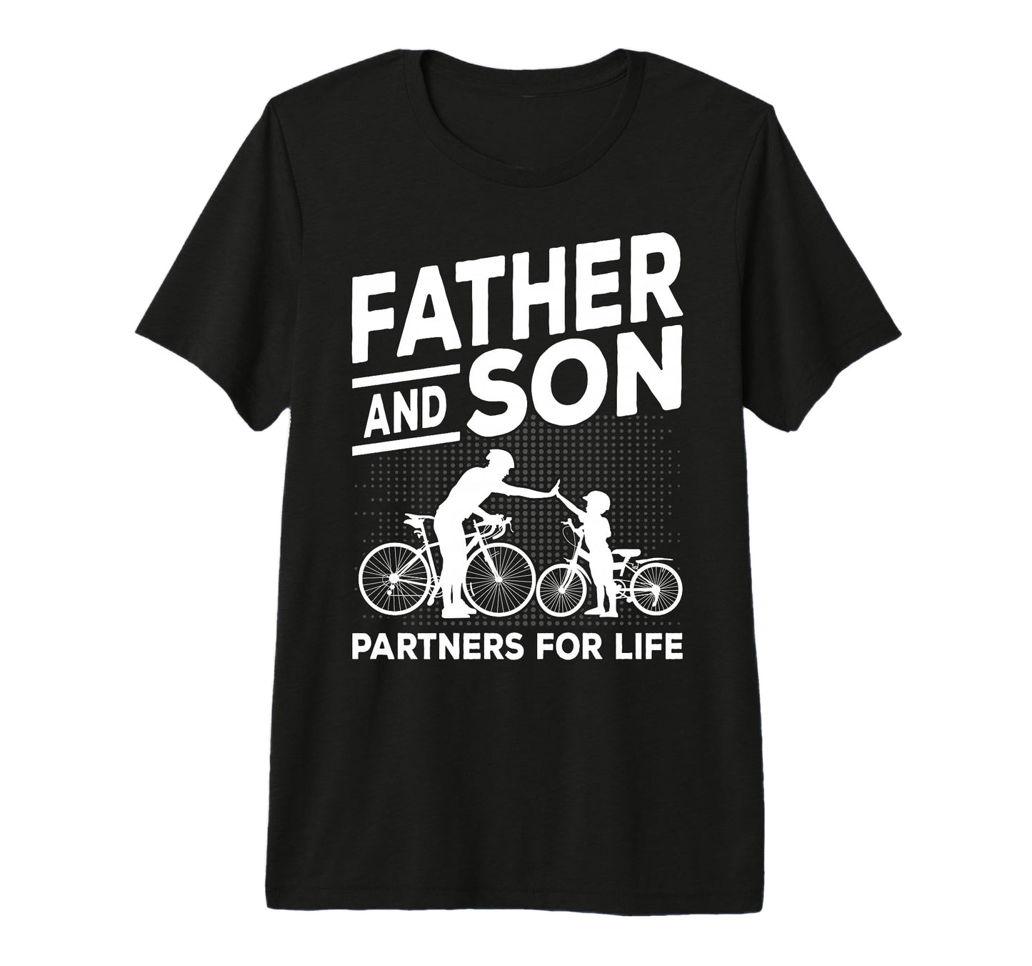 Cycling Father And Son Bicycle T-Shirt - Casual Everyday Wear Men Women - T-Shirt, Sweatshirt, Hoodie
