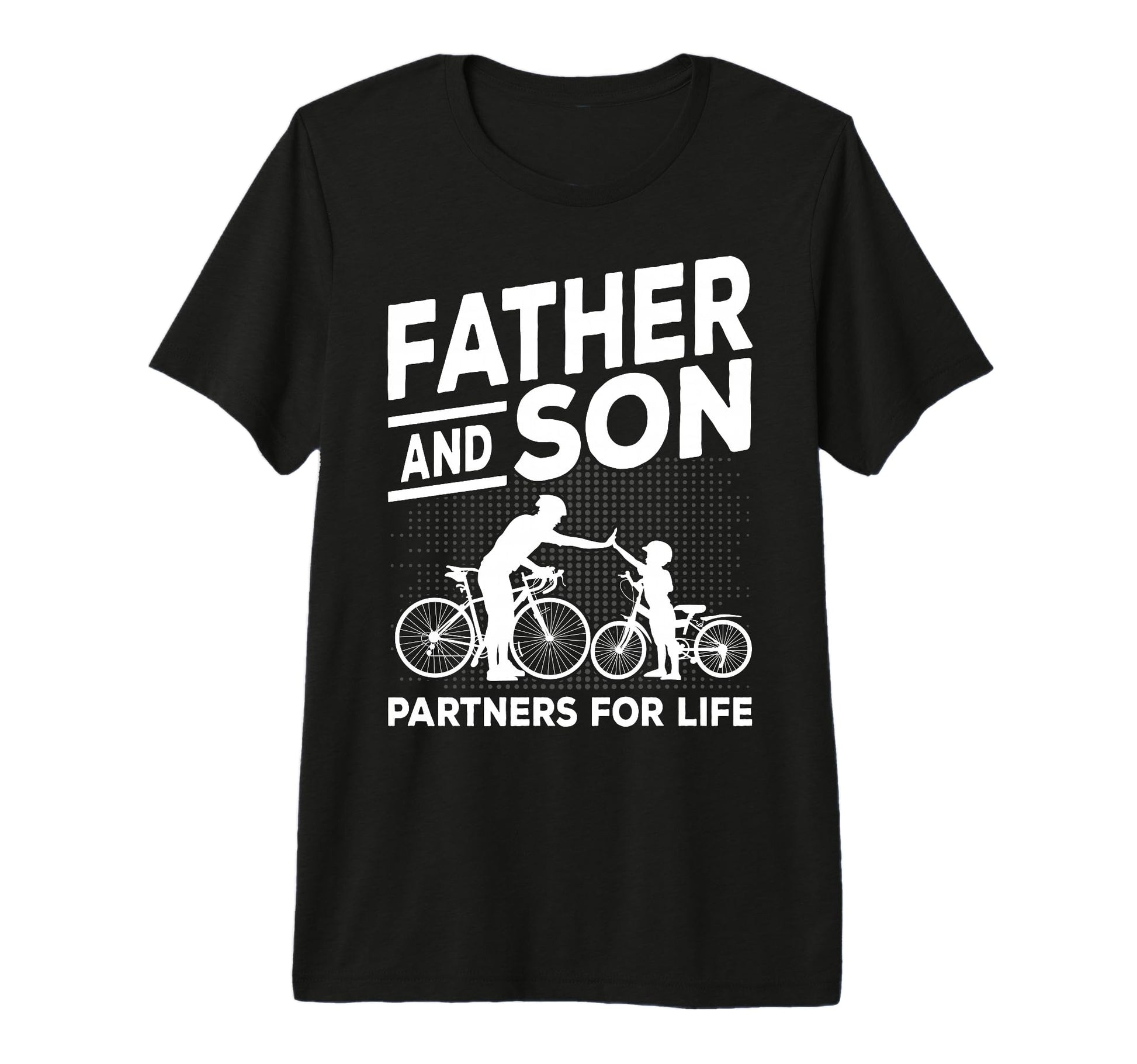 Cycling Father And Son Bicycle T-Shirt - Casual Everyday Wear Men Women - T-Shirt, Sweatshirt, Hoodie
