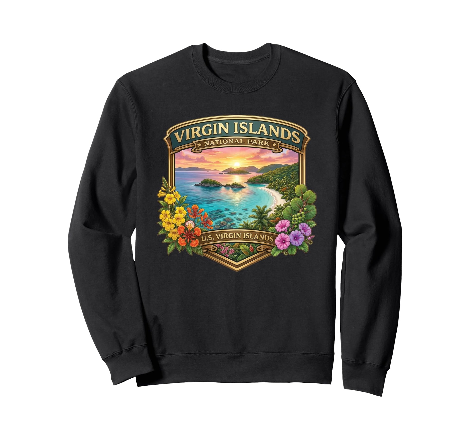 U S Virgin Islands National Park Sweatshirt - Graphic Print for Adults - T-Shirt, Sweatshirt, Hoodie