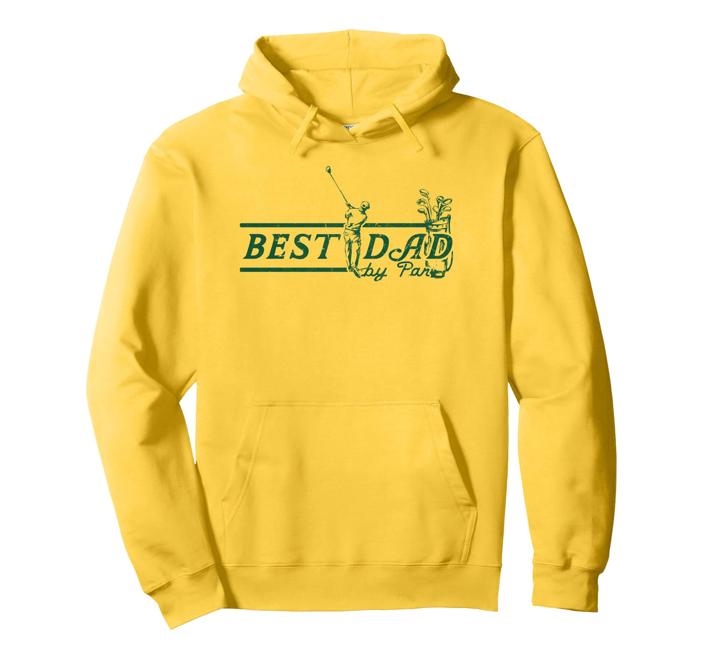 Best Dad Par Funny Mens Golfing Dad Hoodie - Minimalist Print for Adults - T-Shirt, Sweatshirt, Hoodie