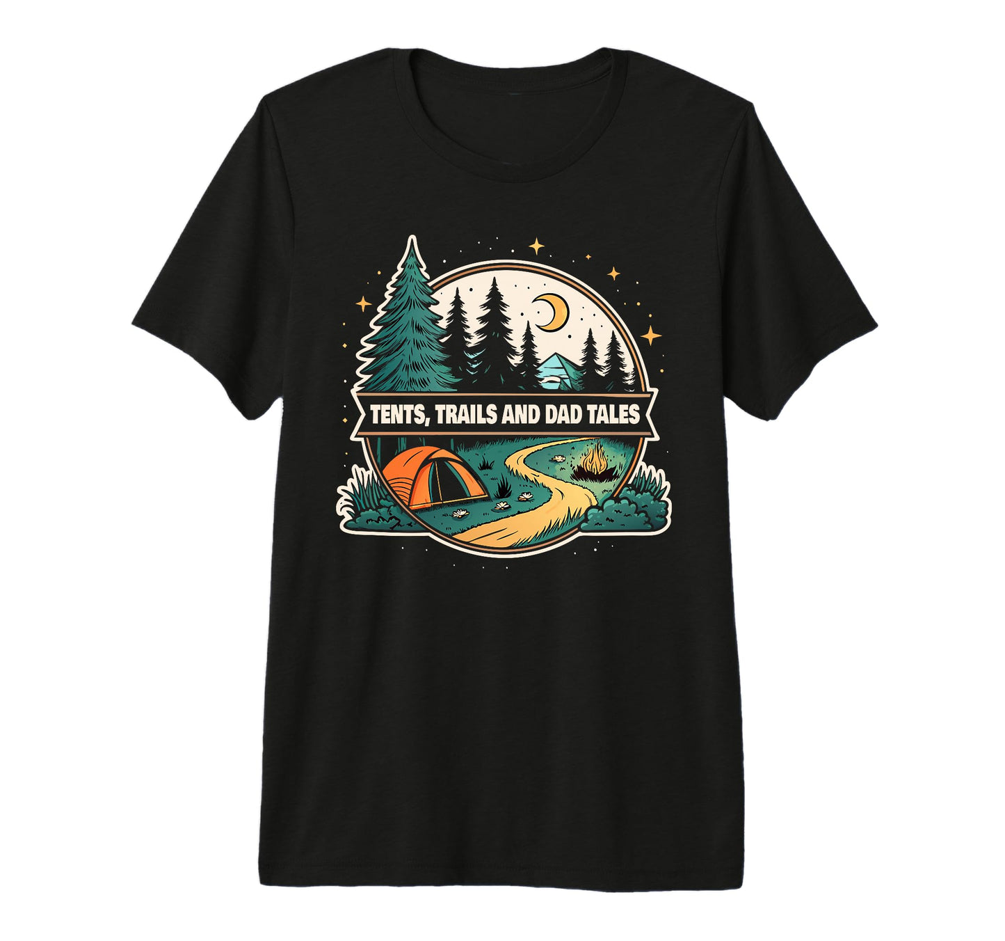 Making Memories Camping Smores Dad T-Shirt - Novelty Apparel for Adults - T-Shirt, Sweatshirt, Hoodie