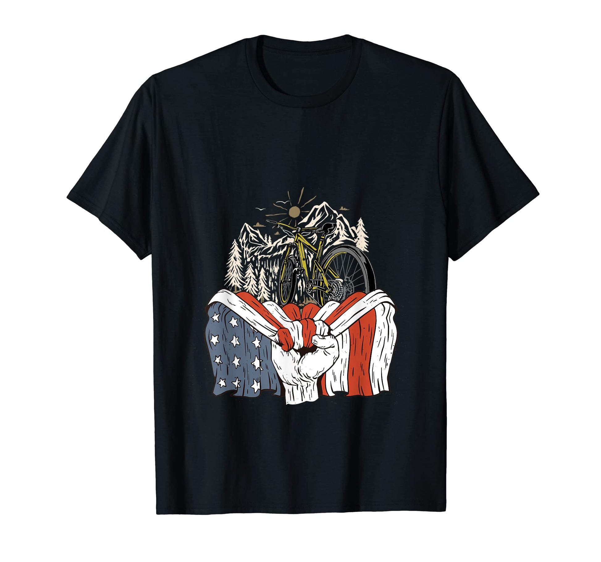 Cyclist Dad Giftideas Usa Store Sweatshirt - Minimalist Print Men Women - T-Shirt, Sweatshirt, Hoodie