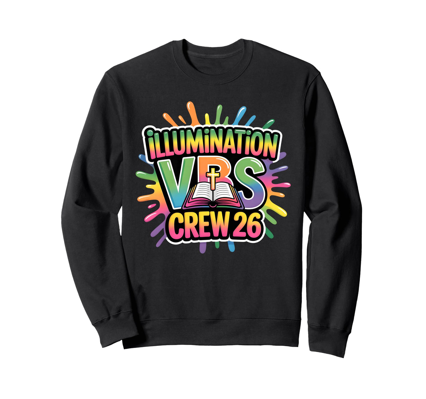 Illumination Vbs Crew 26 Sweatshirt - Aesthetic Graphic Unisex - T-Shirt, Sweatshirt, Hoodie