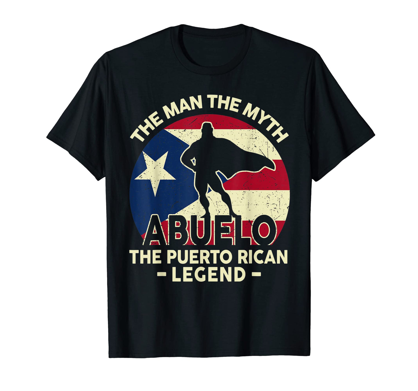 Mens Abuelo Myth Puerto Rican Legend T-Shirt - Minimalist Print for Adults - T-Shirt, Sweatshirt, Hoodie