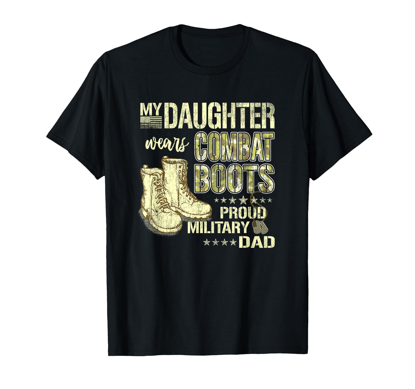 My Daughter Wears Combat Boots Proud T-Shirt - Aesthetic Graphic Unisex - T-Shirt, Sweatshirt, Hoodie