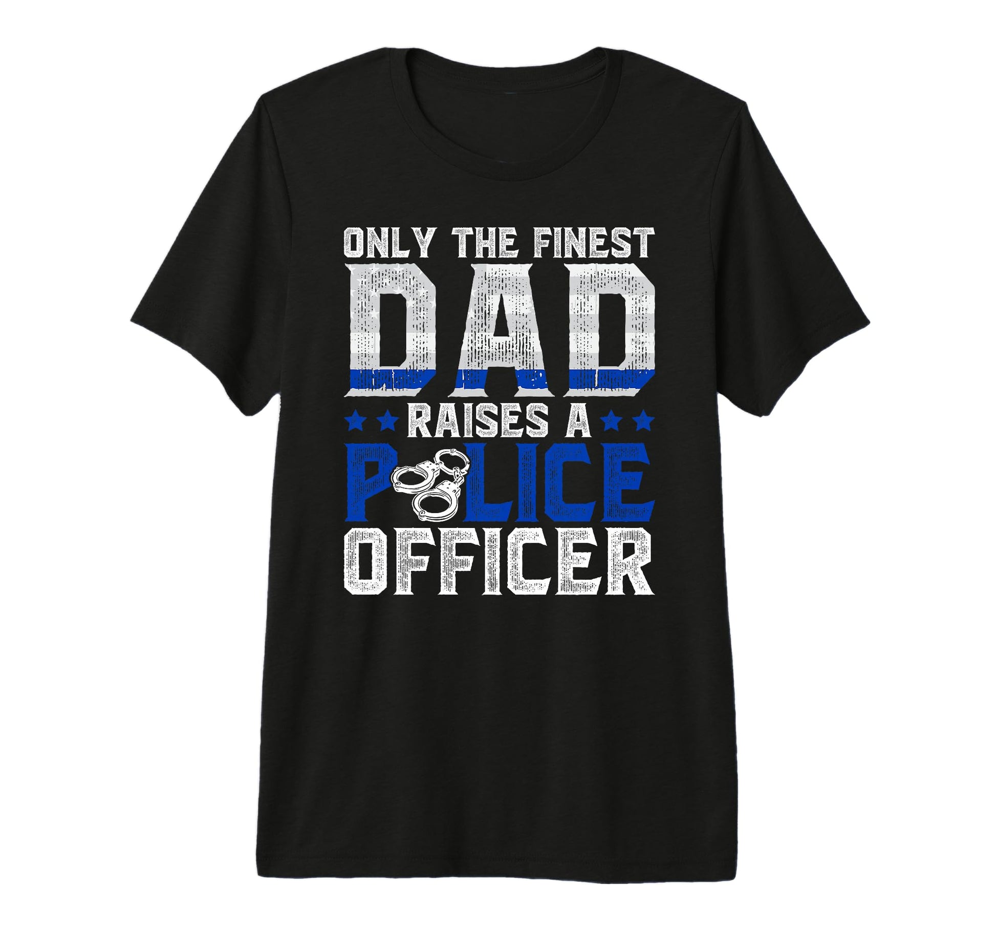 Mens Police Dad Proud Policeman Dad Police T-Shirt - Trendy Graphic Unisex - T-Shirt, Sweatshirt, Hoodie
