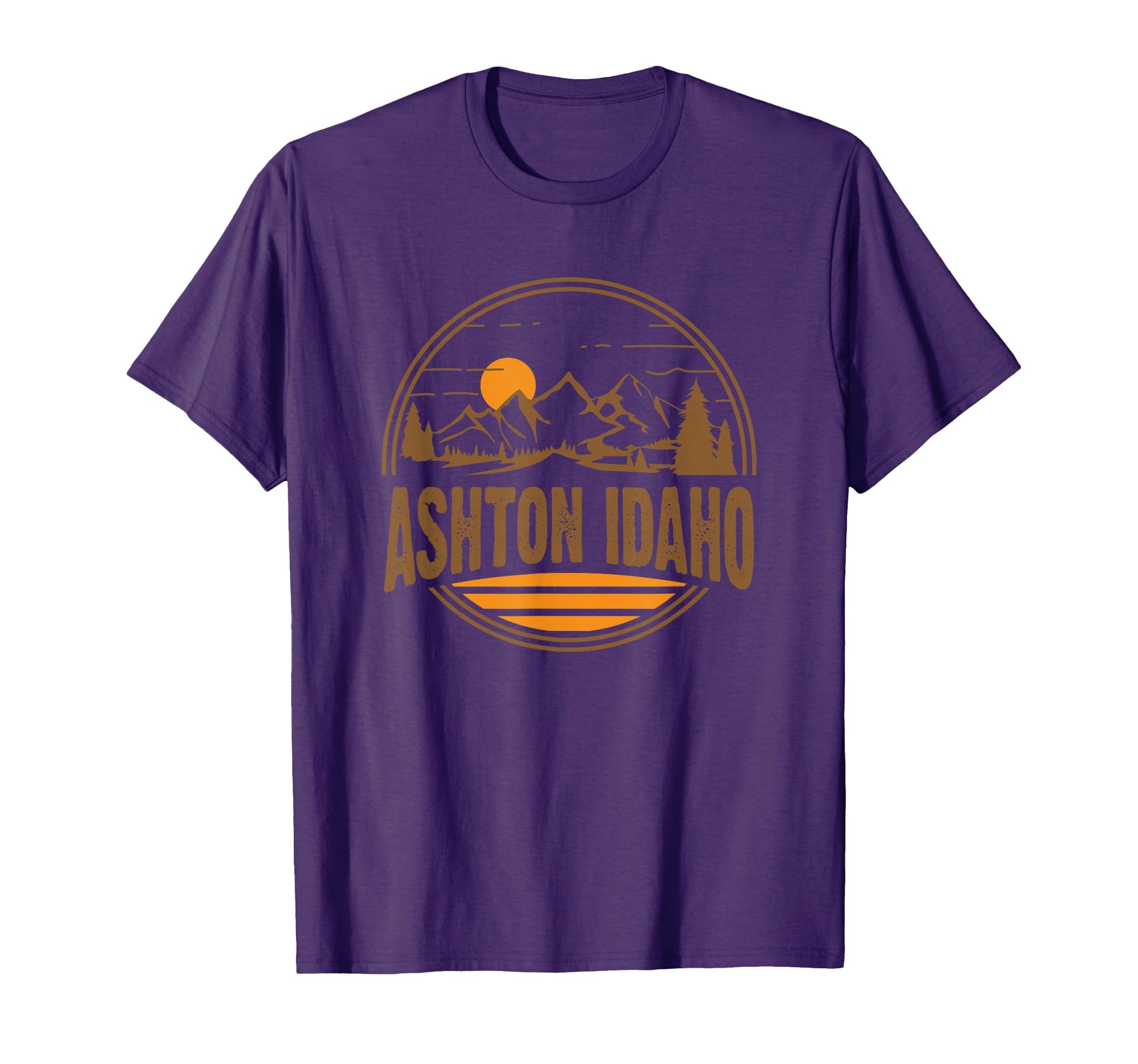 Ashton Idaho Mountain Hiking Souvenir T-Shirt - Aesthetic Graphic Men Women - T-Shirt, Sweatshirt, Hoodie