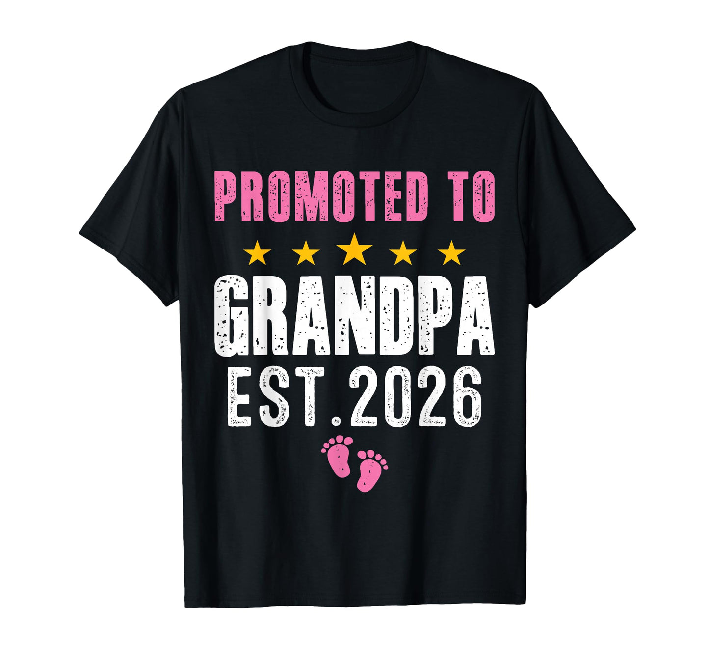 New Grandpa 2026 Promoted To Grandpa T-Shirt - Novelty Apparel for Adults - T-Shirt, Sweatshirt, Hoodie