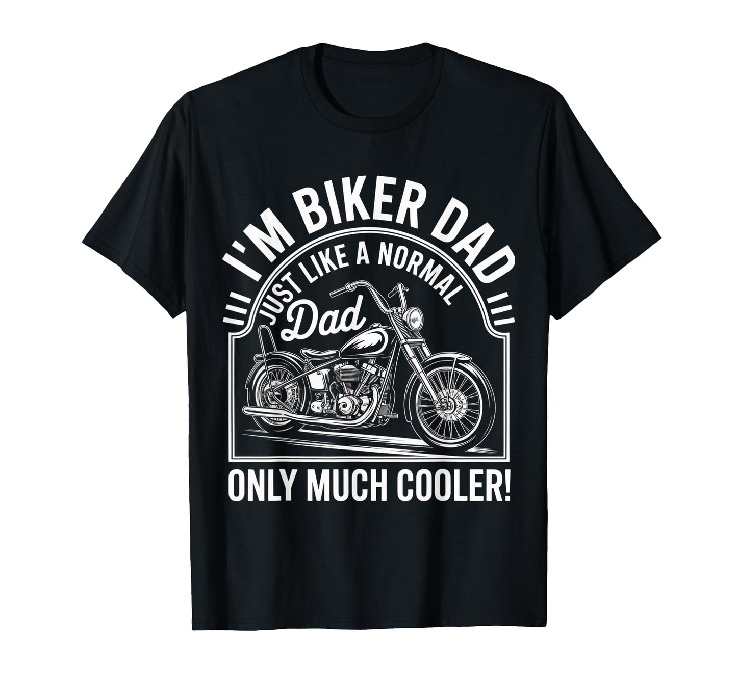 Im Biker Dad Motorcycle Funny Bike T-Shirt - Minimalist Print Men Women - T-Shirt, Sweatshirt, Hoodie