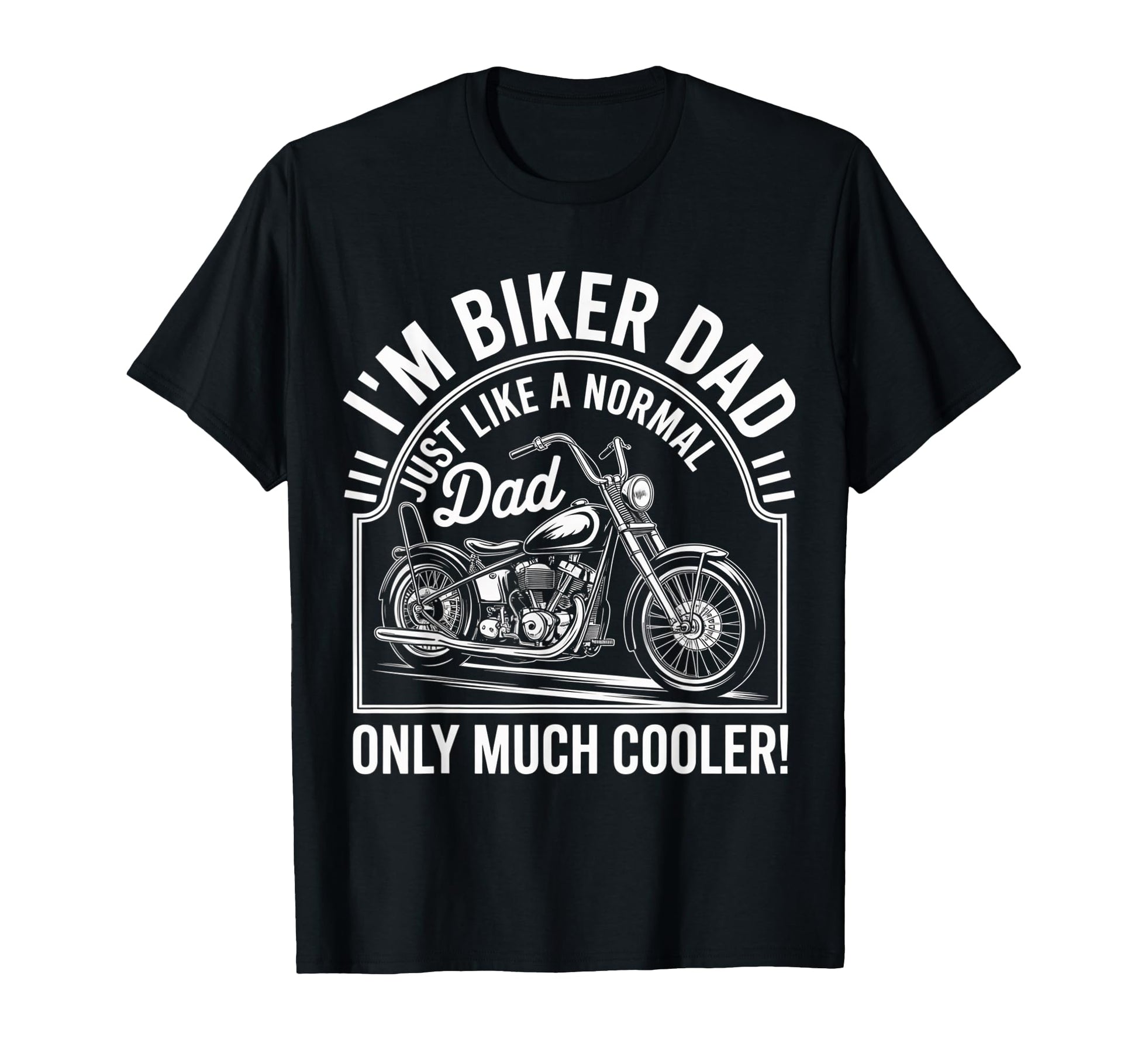 Im Biker Dad Motorcycle Funny Bike T-Shirt - Minimalist Print Men Women - T-Shirt, Sweatshirt, Hoodie