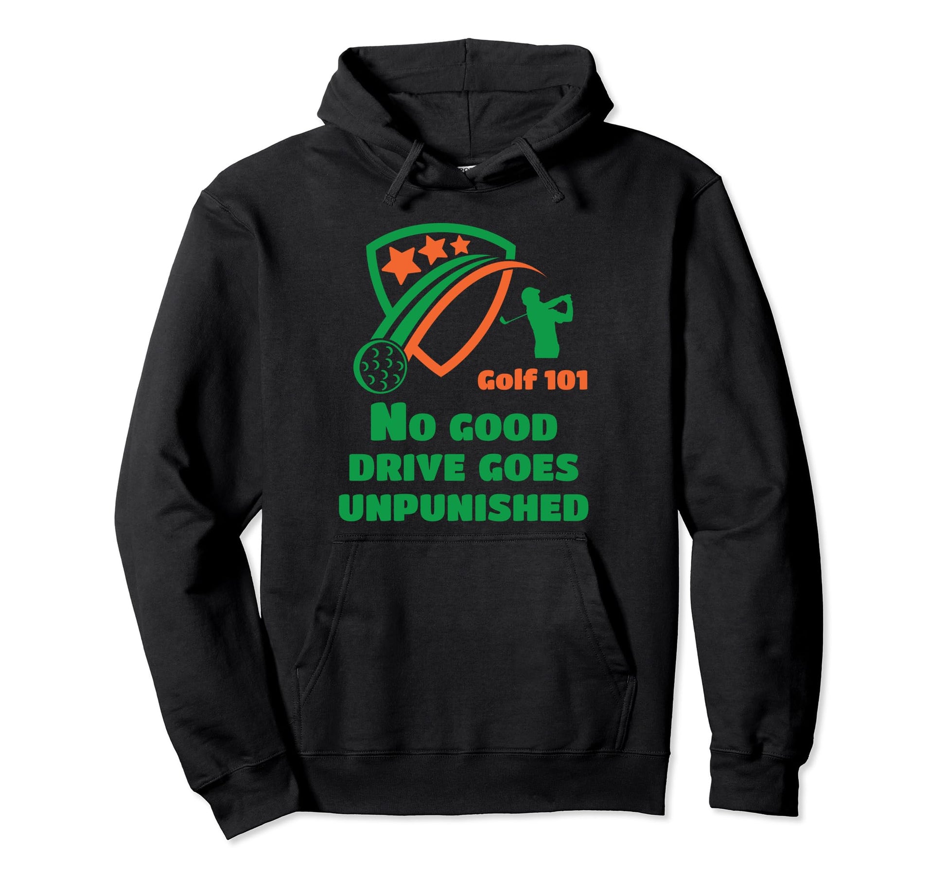 Golf 101 Golfing Driver Golf Club Lets Hoodie - Custom Art Print Unisex - T-Shirt, Sweatshirt, Hoodie