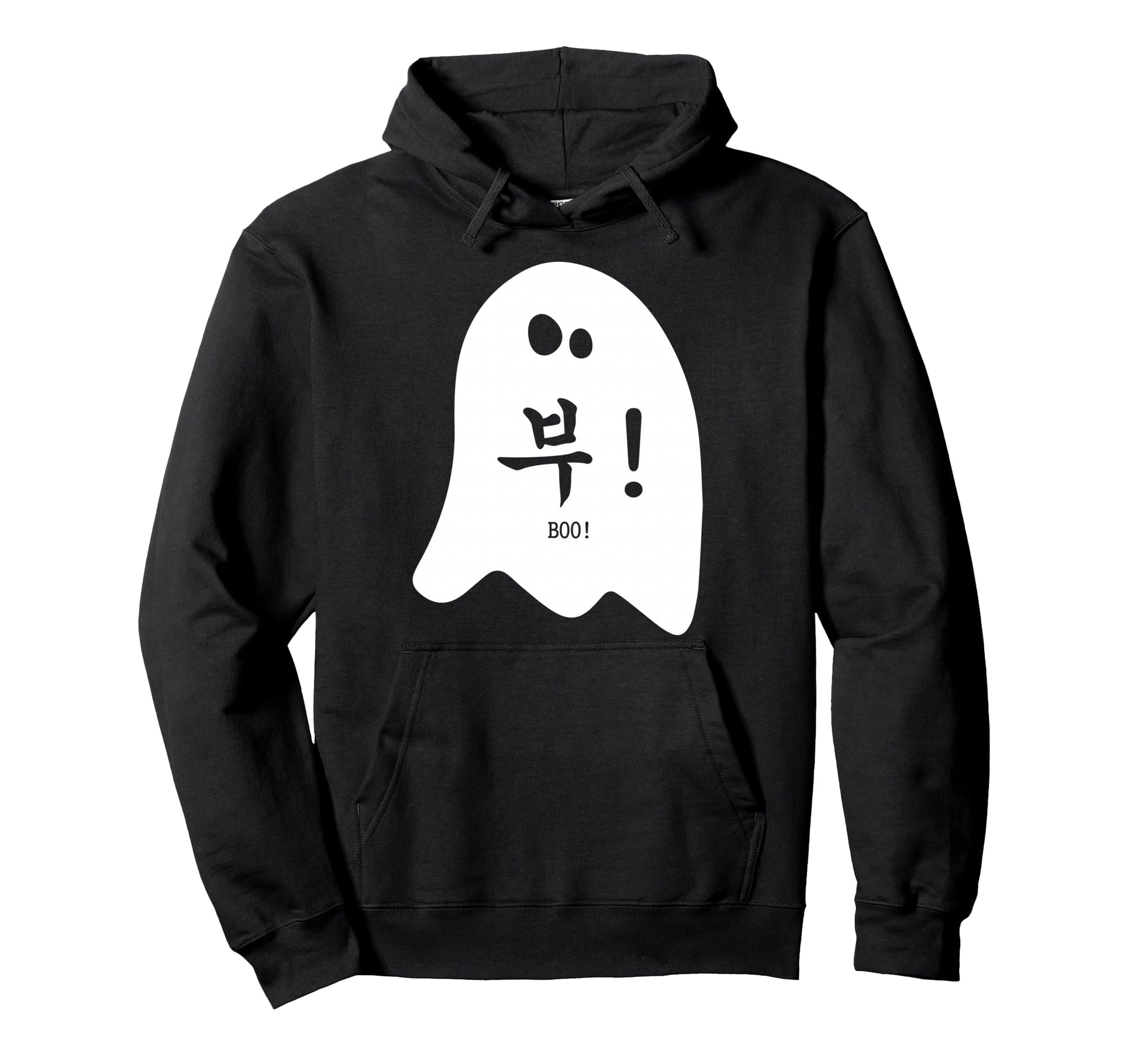 Funny Halloween Korea Korean Hangul Hoodie - Aesthetic Graphic Men Women - T-Shirt, Sweatshirt, Hoodie