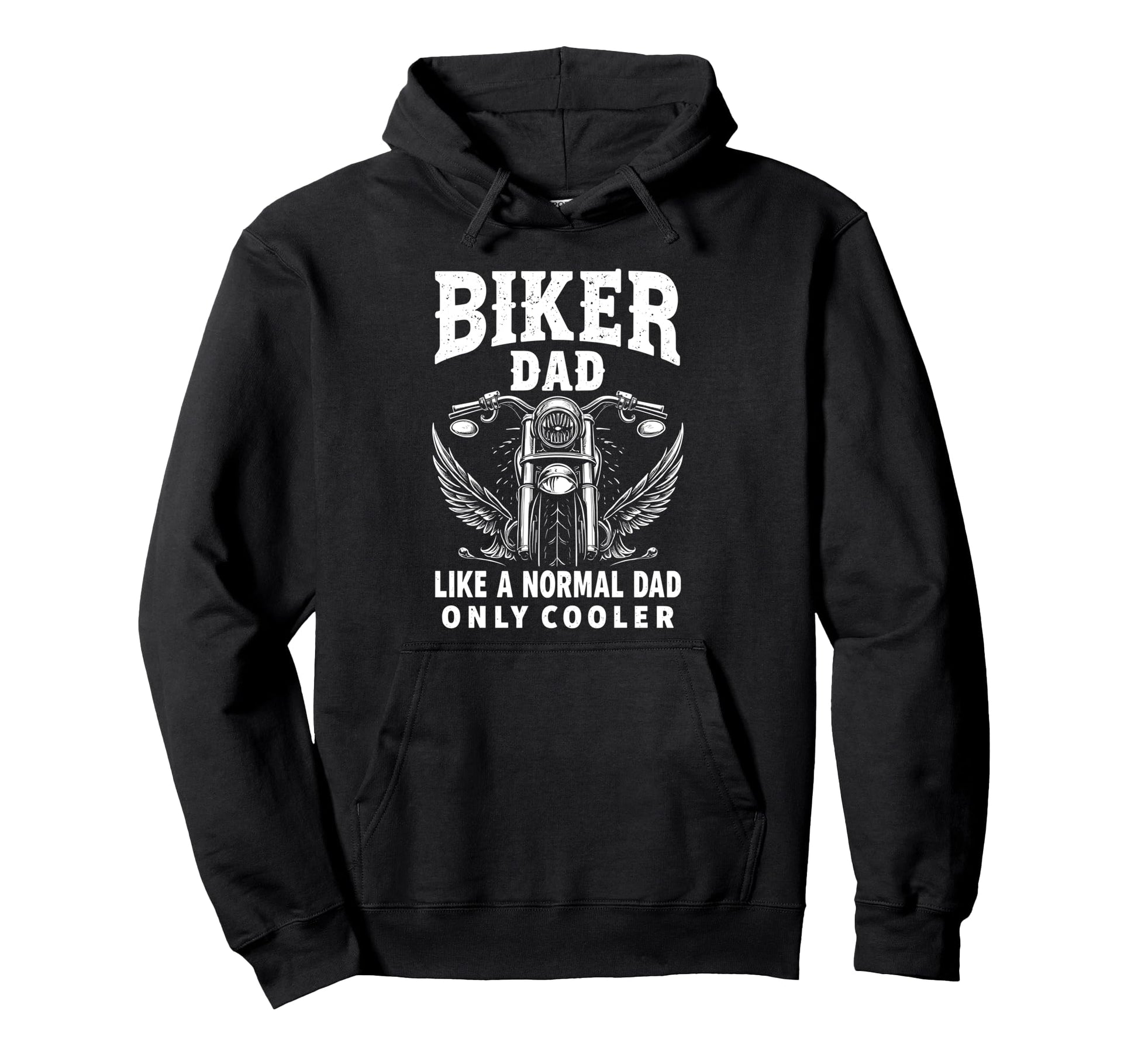 Father Rider Biker Dad Fathers Day Biker Hoodie - Aesthetic Graphic Unisex - T-Shirt, Sweatshirt, Hoodie