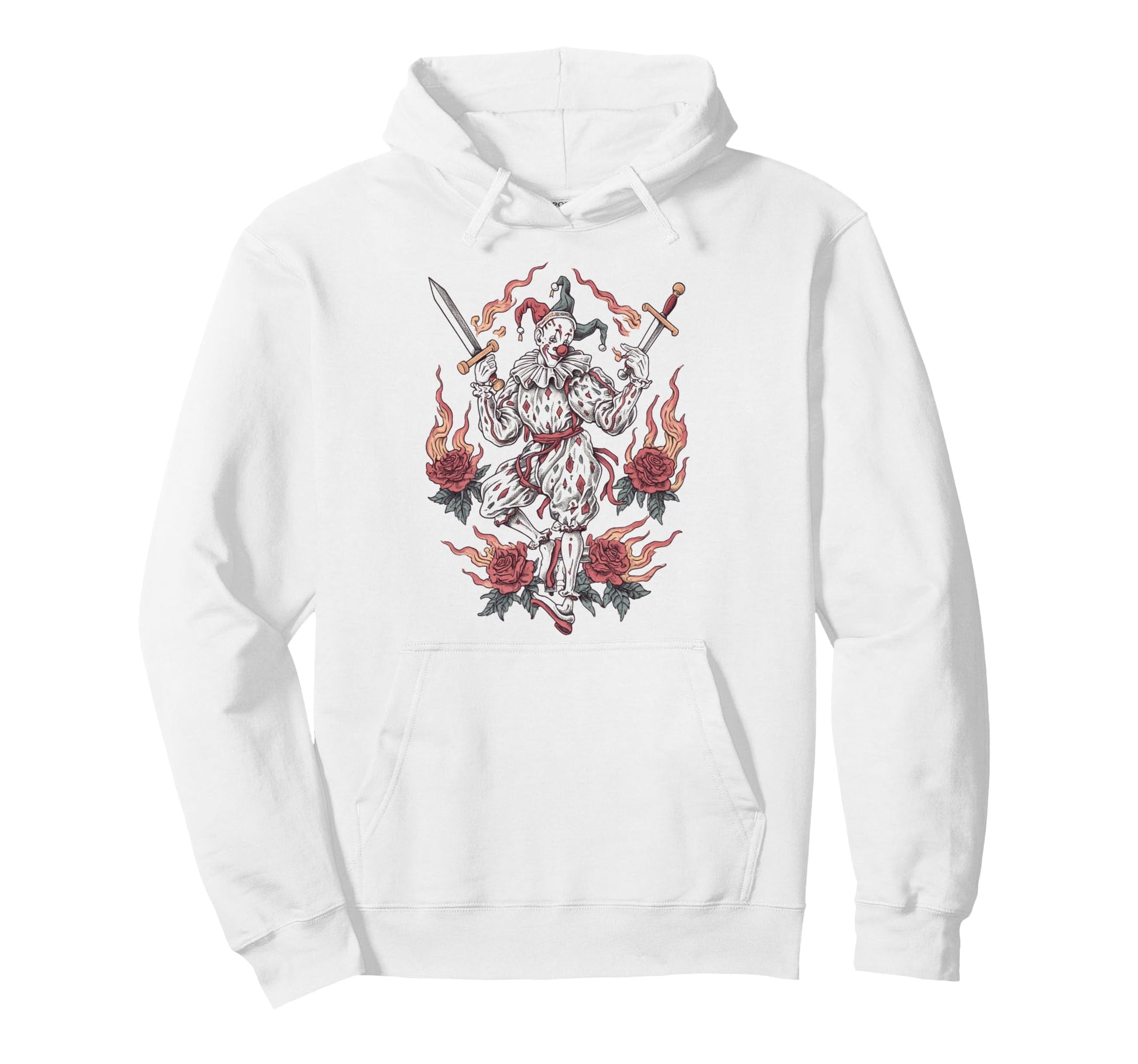 Grunge American Traditional Tattoo Art Hoodie - Custom Art Print Unisex - T-Shirt, Sweatshirt, Hoodie