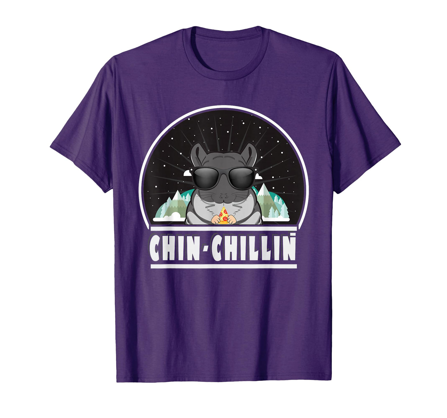 Funny Chinchilla Chin Chillin T-Shirt - Unique Graphic for Adults - T-Shirt, Sweatshirt, Hoodie