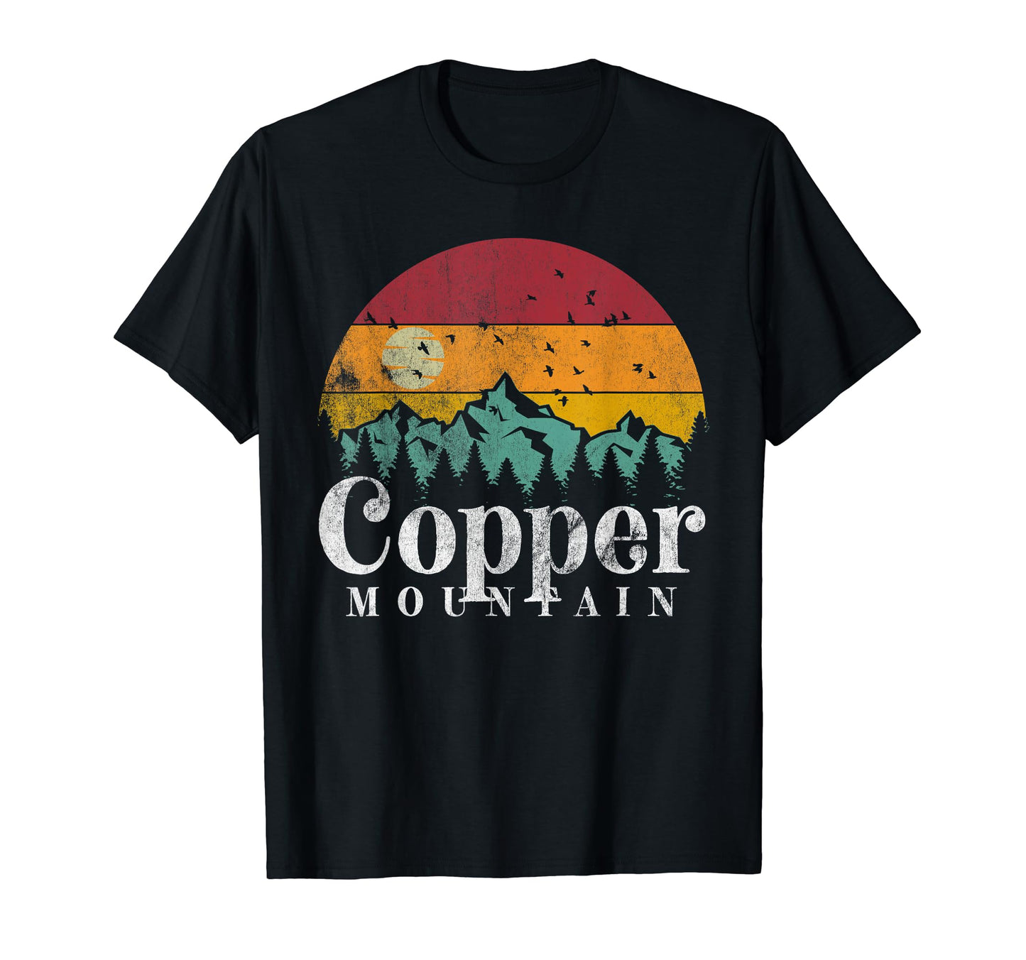 Copper Mountain Colorado 70S 80S T-Shirt - Casual Everyday Wear Men Women - T-Shirt, Sweatshirt, Hoodie