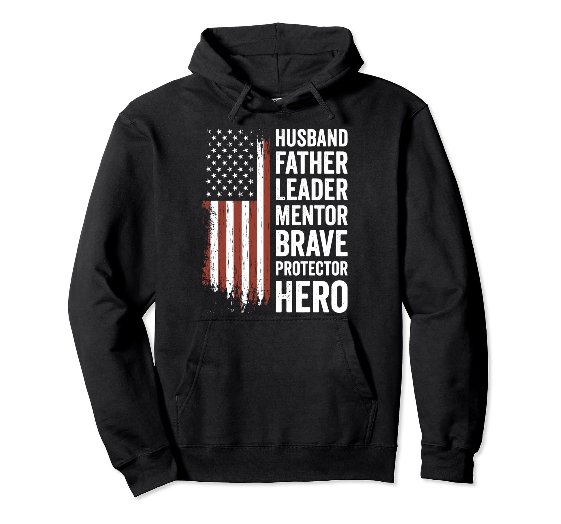 Husband Father Protector Hero Fathers Hoodie - Unique Graphic for Adults - T-Shirt, Sweatshirt, Hoodie