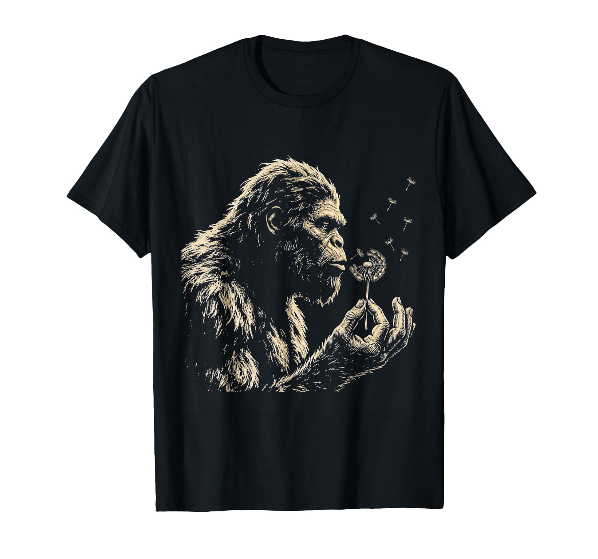 Blowing Wishes Funny Bigfoot Blowing T-Shirt - Aesthetic Graphic Men Women - T-Shirt, Sweatshirt, Hoodie