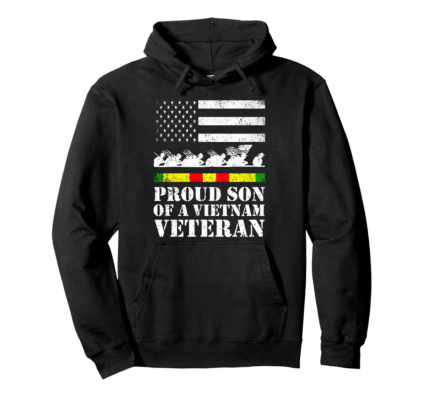 Proud Son Vietnam Veteran Hoodie - Custom Art Print for Adults - T-Shirt, Sweatshirt, Hoodie