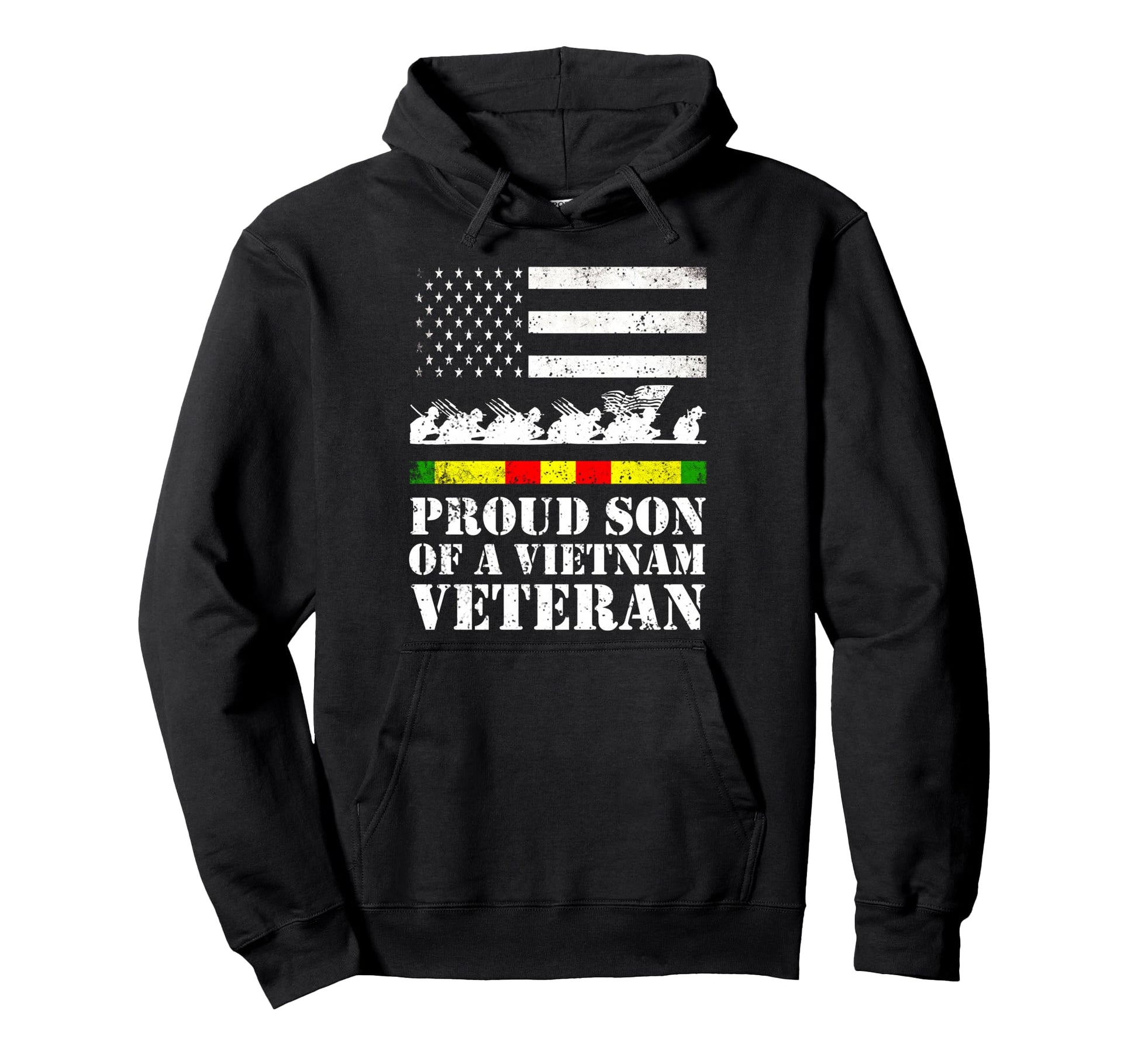 Proud Son Vietnam Veteran Hoodie - Custom Art Print for Adults - T-Shirt, Sweatshirt, Hoodie