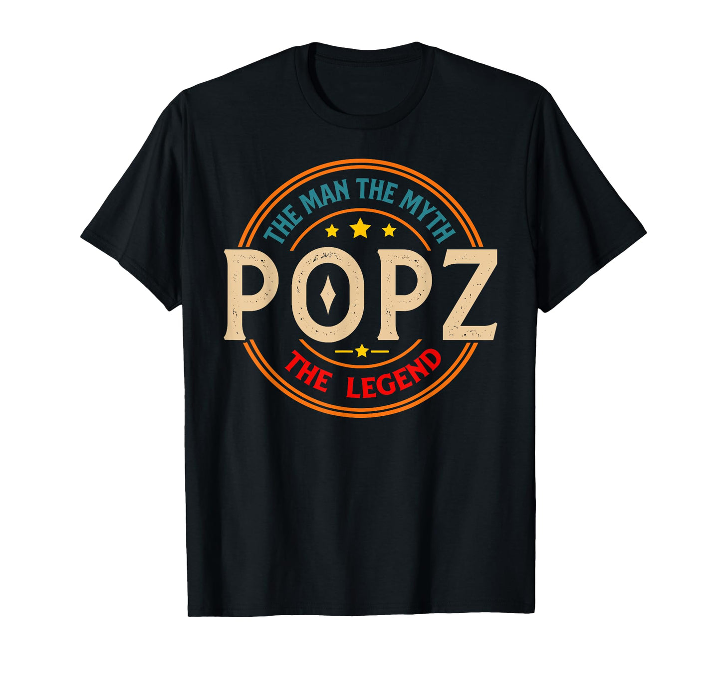 Popz Legend Funny Popz Fathers Day T-Shirt - Minimalist Print for Adults - T-Shirt, Sweatshirt, Hoodie