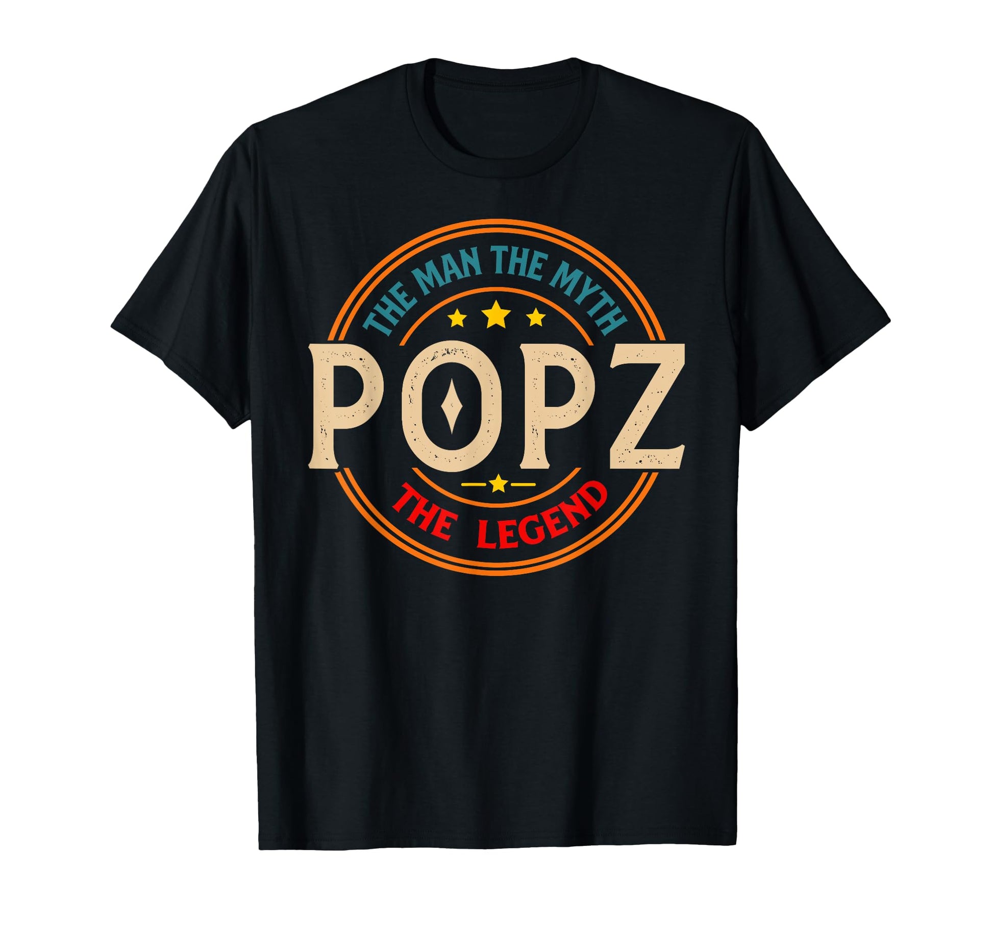 Popz Legend Funny Popz Fathers Day T-Shirt - Minimalist Print for Adults - T-Shirt, Sweatshirt, Hoodie