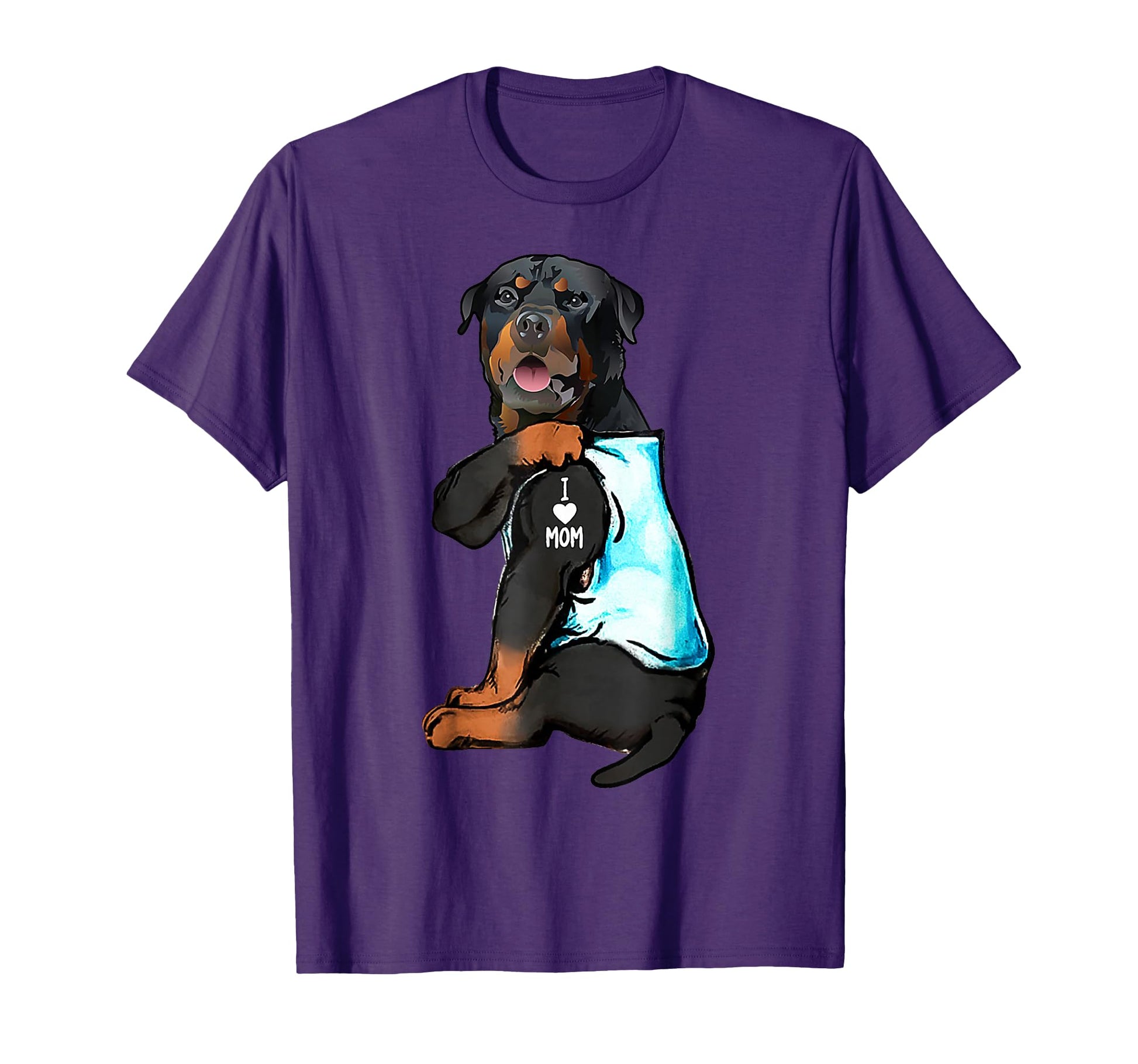 Funny Rottweiler Tattooed I Sweatshirt - Casual Everyday Wear for Adults - T-Shirt, Sweatshirt, Hoodie