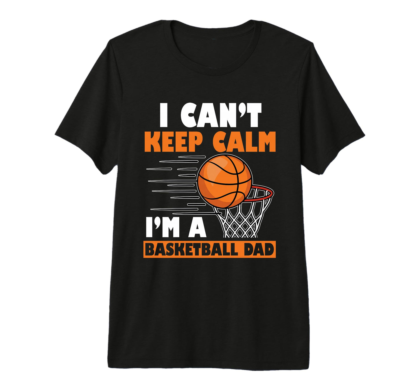 Fathers Day Basketball Dad Game Day Tri T-Shirt - Minimalist Print Unisex - T-Shirt, Sweatshirt, Hoodie