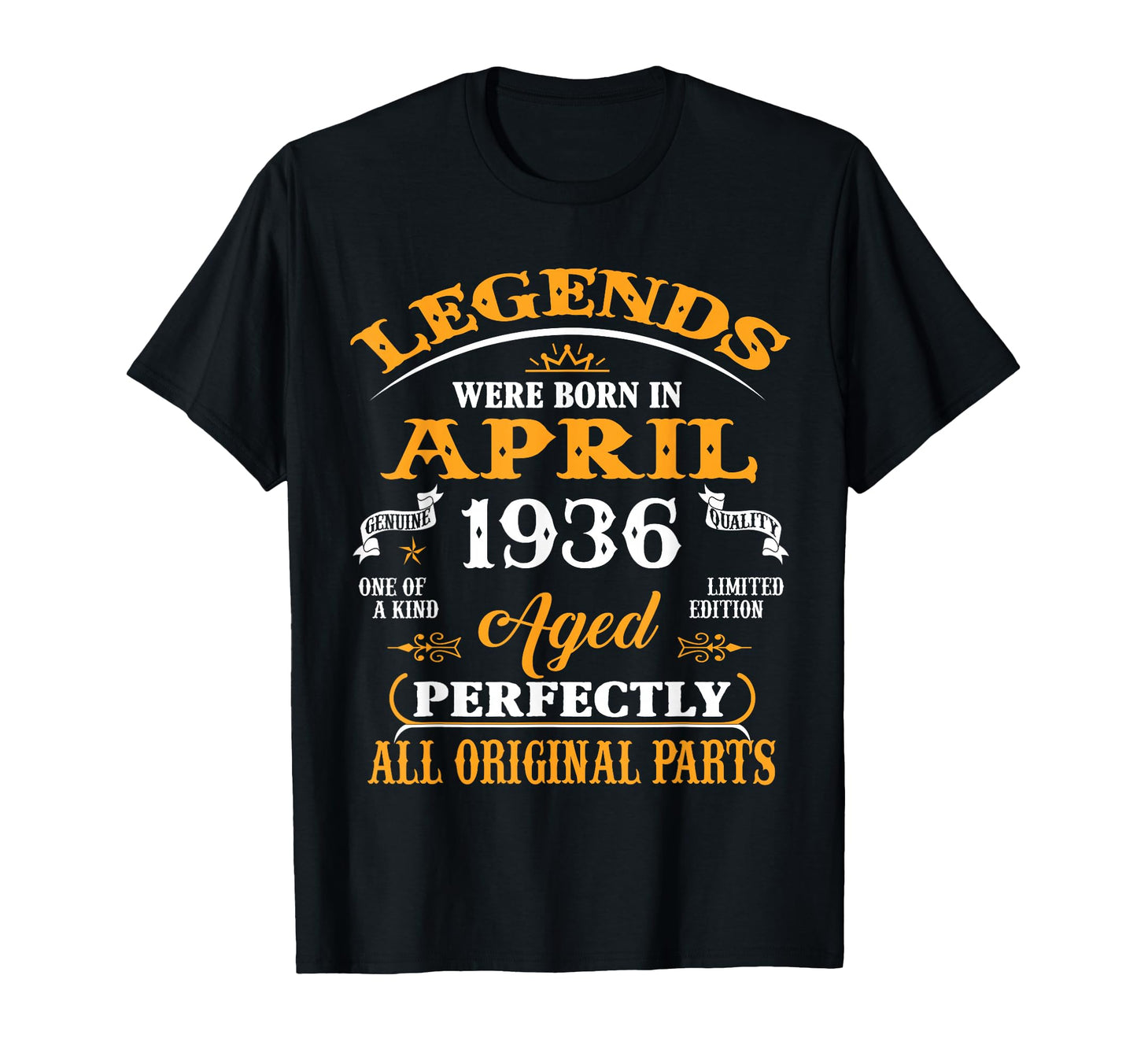 90Th Birthday Gift Legend Born April T-Shirt - Trendy Graphic for Adults - T-Shirt, Sweatshirt, Hoodie