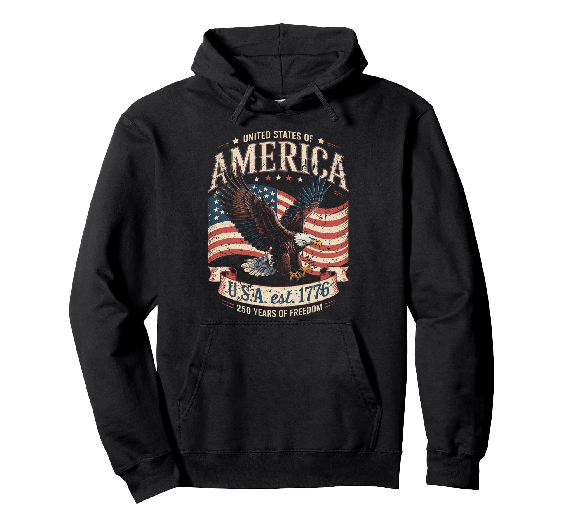 United States Anniversary American Hoodie - Fun Novelty Design Men Women - T-Shirt, Sweatshirt, Hoodie