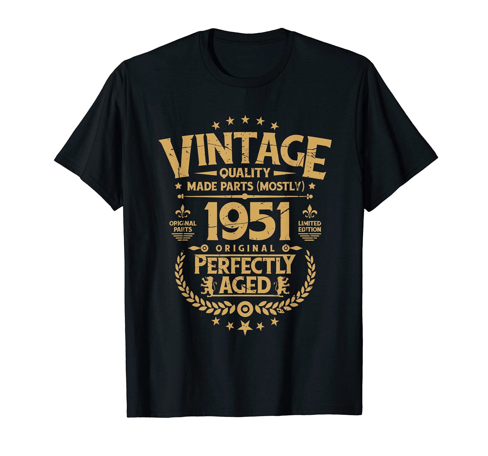 Birthday Funny Him 1951 Perfectly T-Shirt - Minimalist Print for Adults - T-Shirt, Sweatshirt, Hoodie