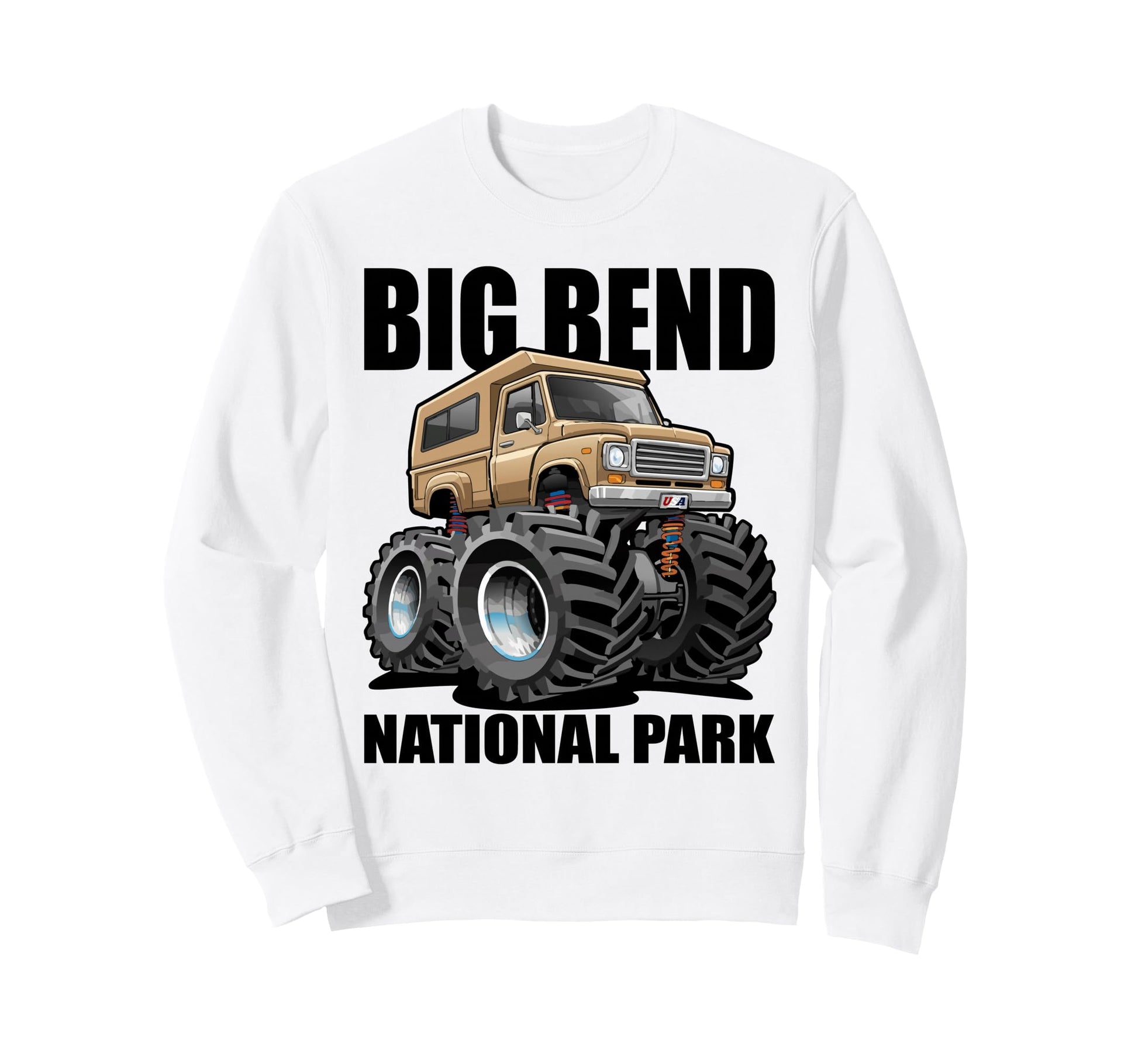 Big Bend National Park Offroad Sweatshirt - Minimalist Print for Adults - T-Shirt, Sweatshirt, Hoodie