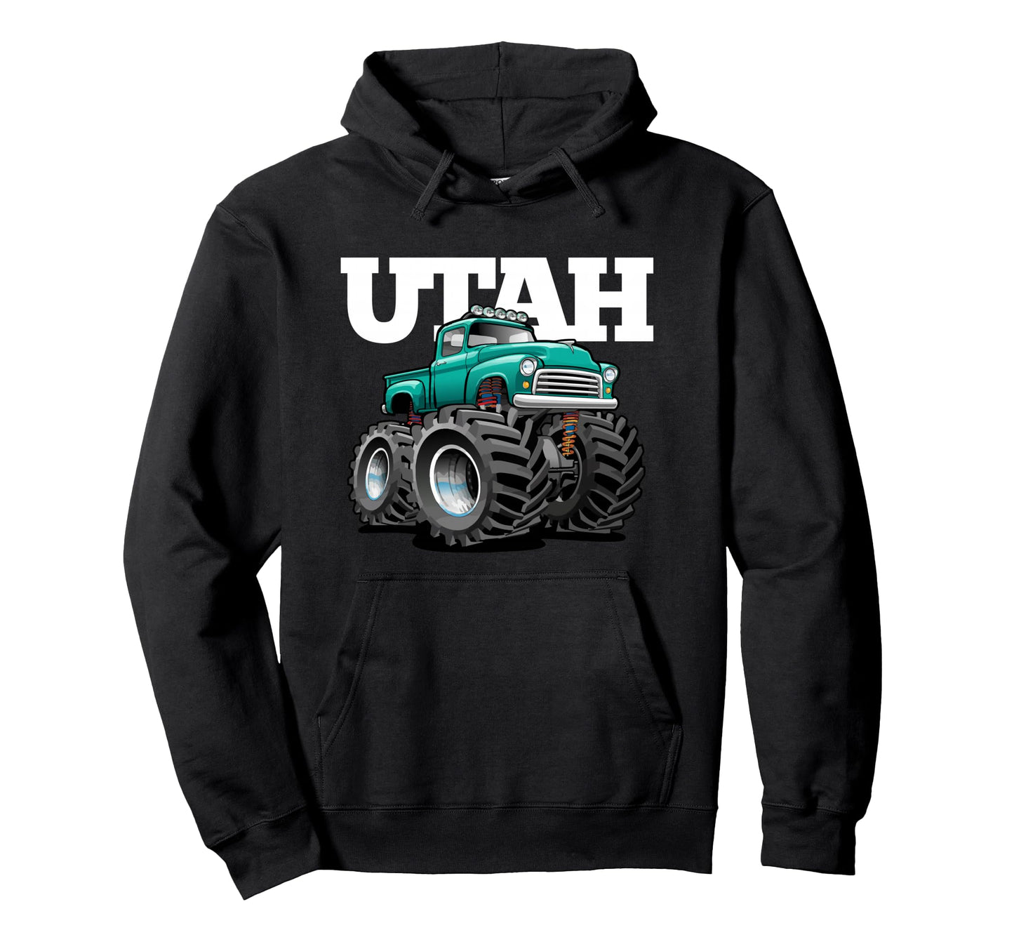 Utah Offroad 4X4 Pick Up Truck Hoodie - Casual Everyday Wear Men Women - T-Shirt, Sweatshirt, Hoodie