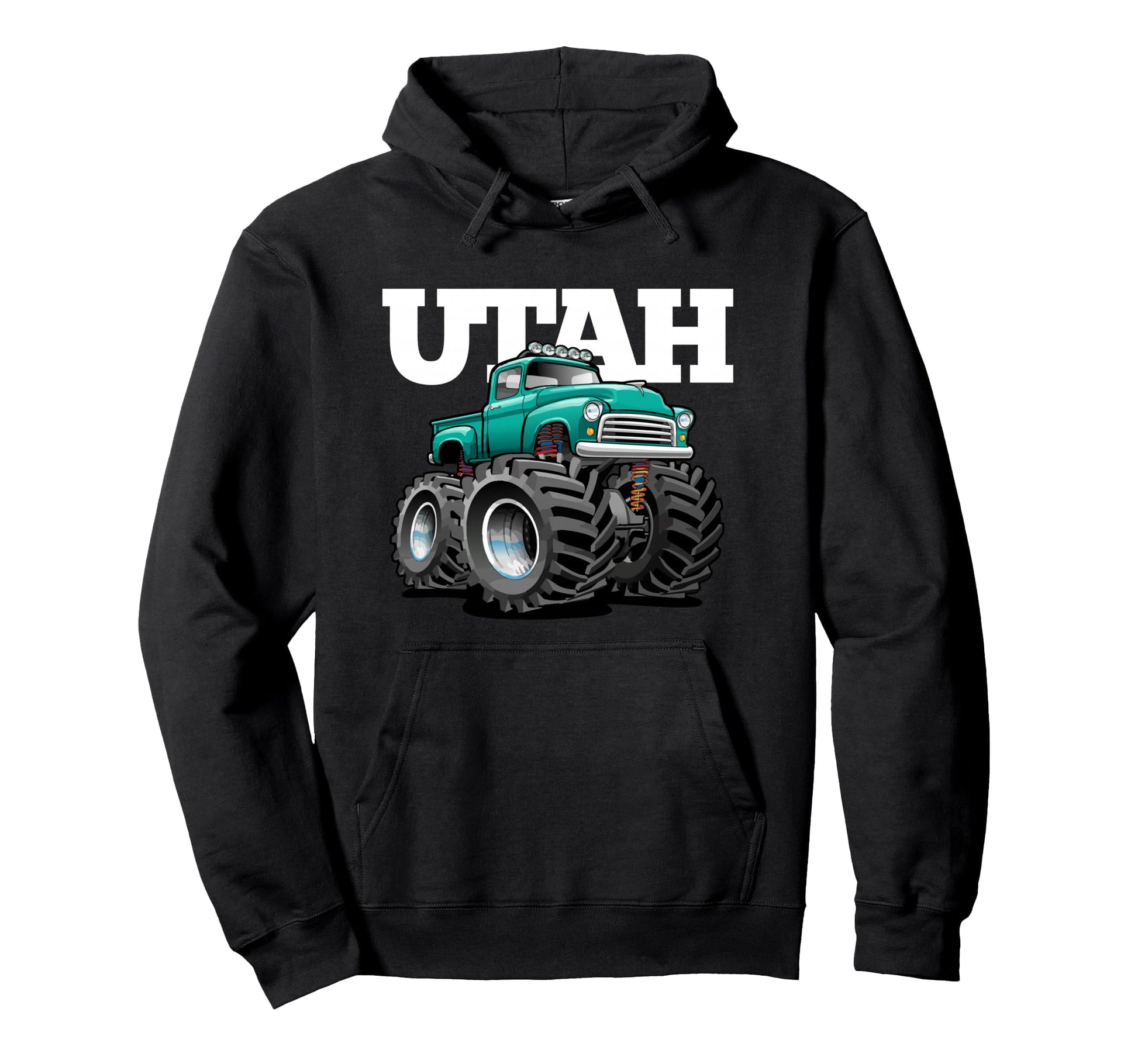 Utah Offroad 4X4 Pick Up Truck Hoodie - Casual Everyday Wear Men Women - T-Shirt, Sweatshirt, Hoodie