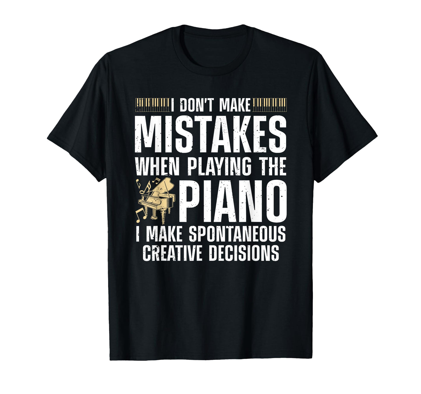 Piano Art Music Lovers Musician Piano T-Shirt - Custom Art Print Men Women - T-Shirt, Sweatshirt, Hoodie