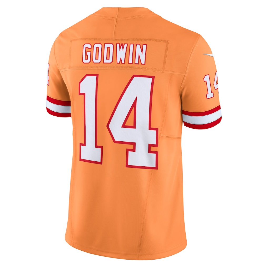 TB.Buccaneers #14 Chris Godwin Orange Vapor F.U.S.E. Limited Jersey football jersey product view 1