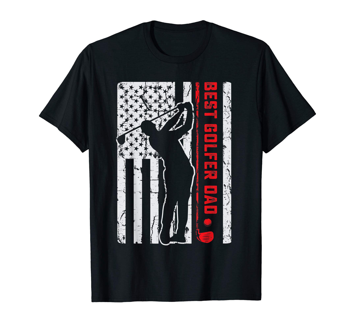 Golf Lover Golfing Patriotic Flag T-Shirt - Aesthetic Graphic Men Women - T-Shirt, Sweatshirt, Hoodie