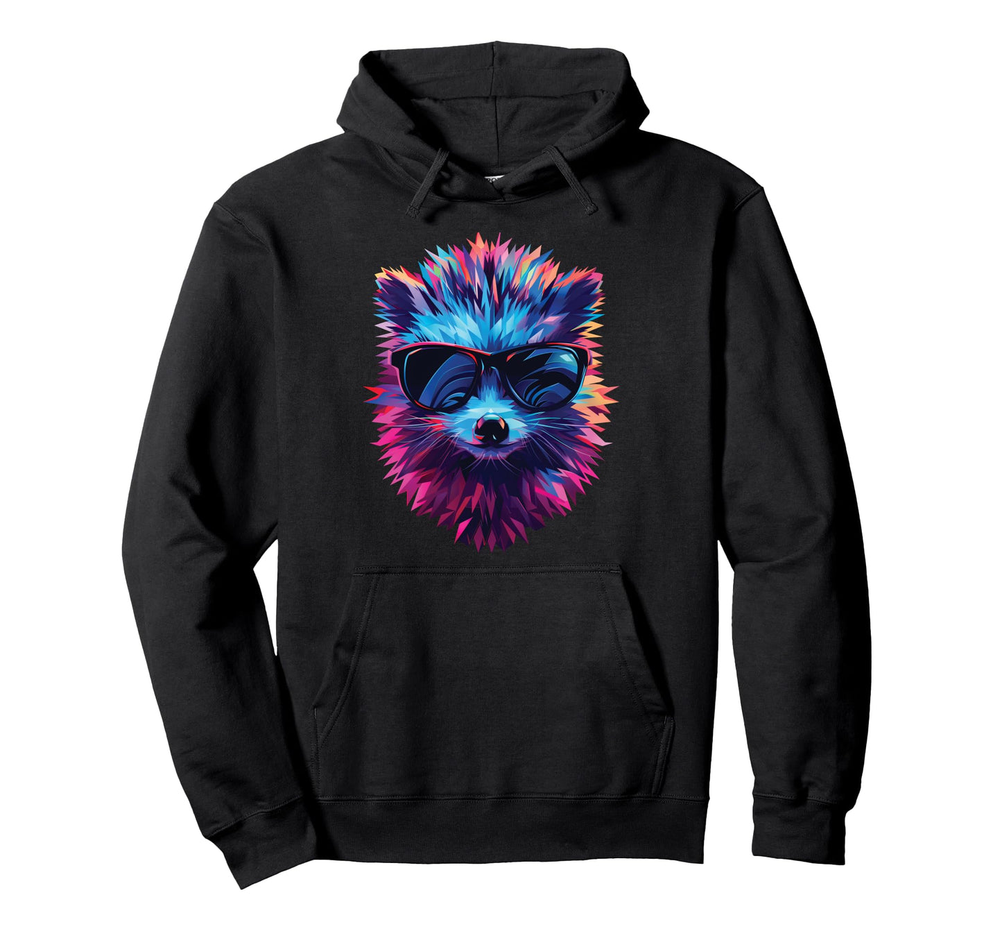 Hedgehog Dad Mom Sunglasses Hedgehog Hoodie - Streetwear Style for Adults - T-Shirt, Sweatshirt, Hoodie