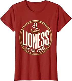 Lioness On The Loose Leo Women Zodiac Design T-Shirt Unisex T-shirt, Sweatshirt, Hoodie, Long Sleeve Tee - T-Shirt, Sweatshirt, Hoodie
