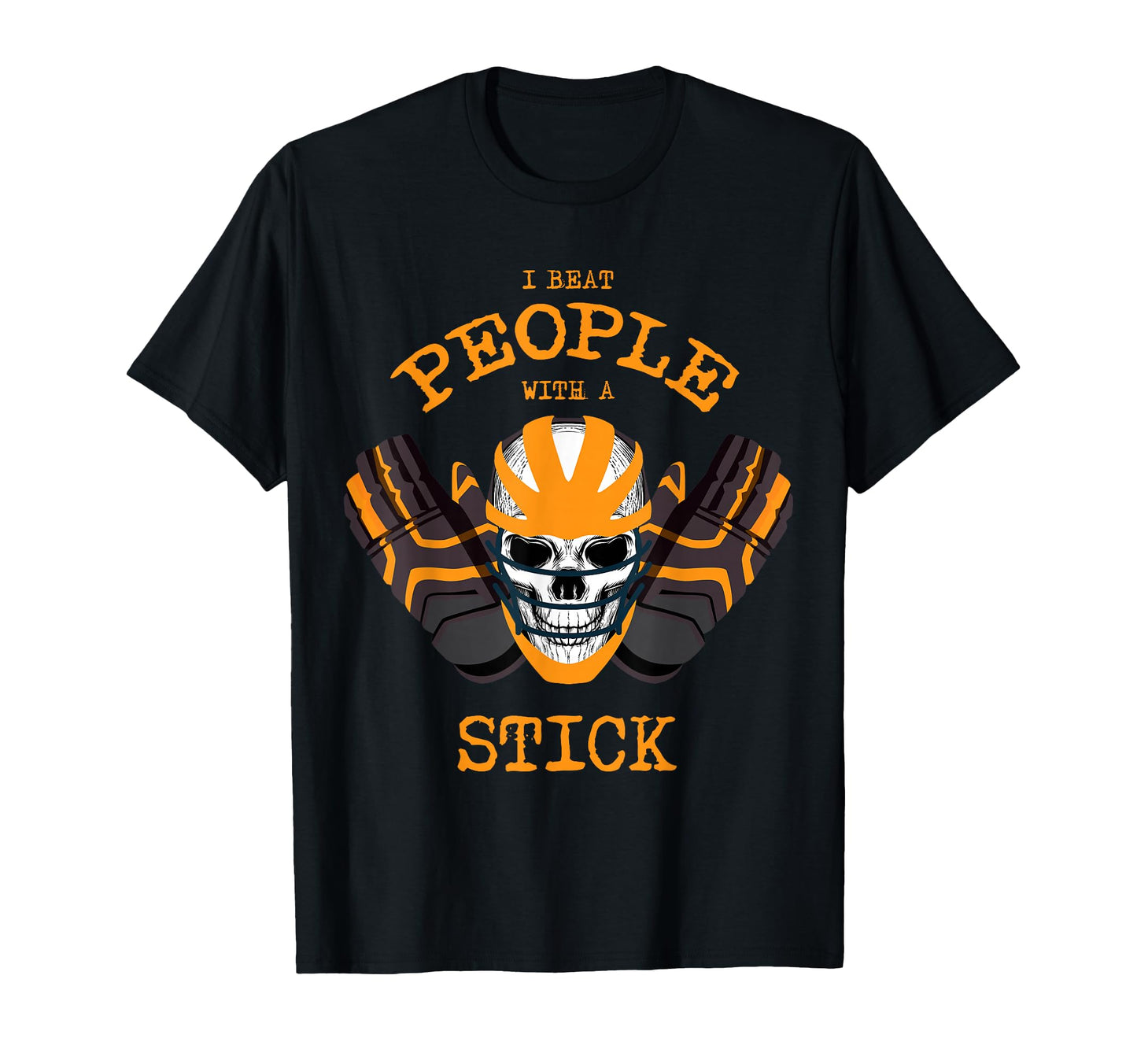 Hockey Field Funny Sports Pun I Beat T-Shirt - Custom Art Print Men Women - T-Shirt, Sweatshirt, Hoodie