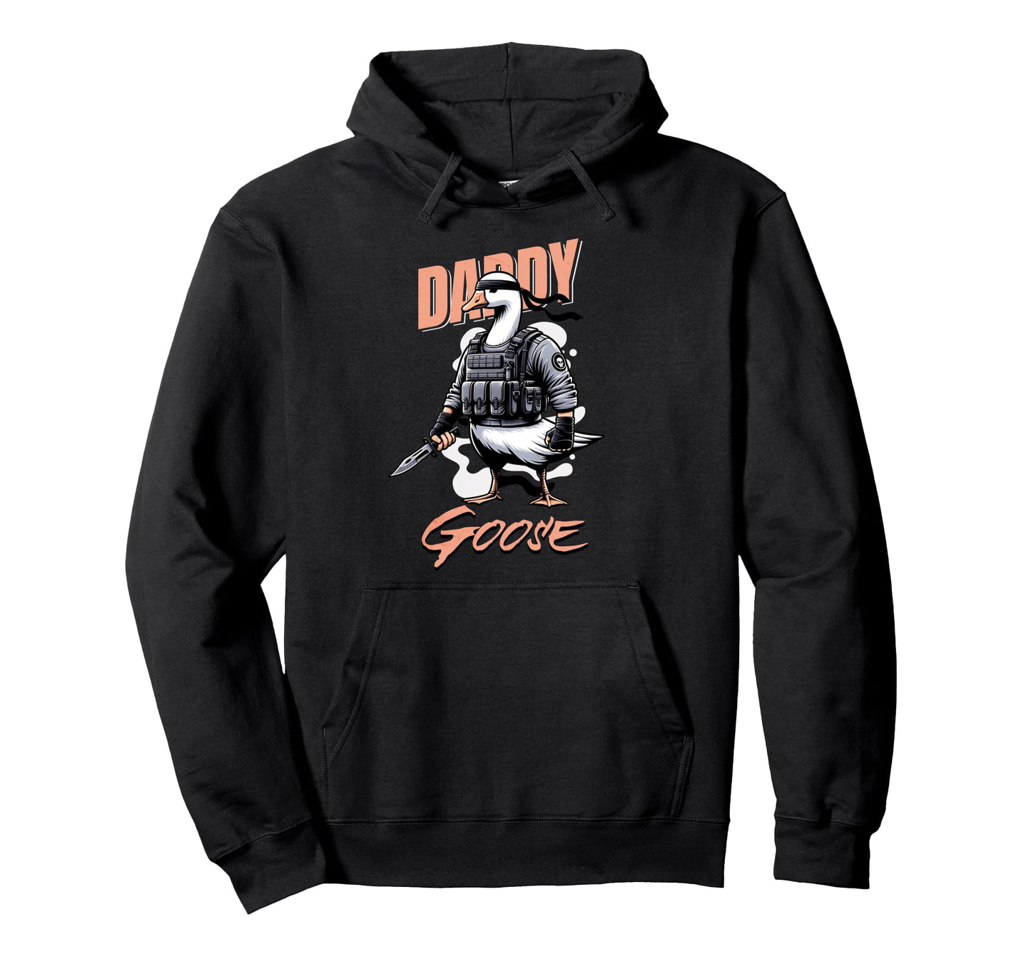 Military Goose Funny Dad Jokes Goose Hoodie - Graphic Print Men Women - T-Shirt, Sweatshirt, Hoodie